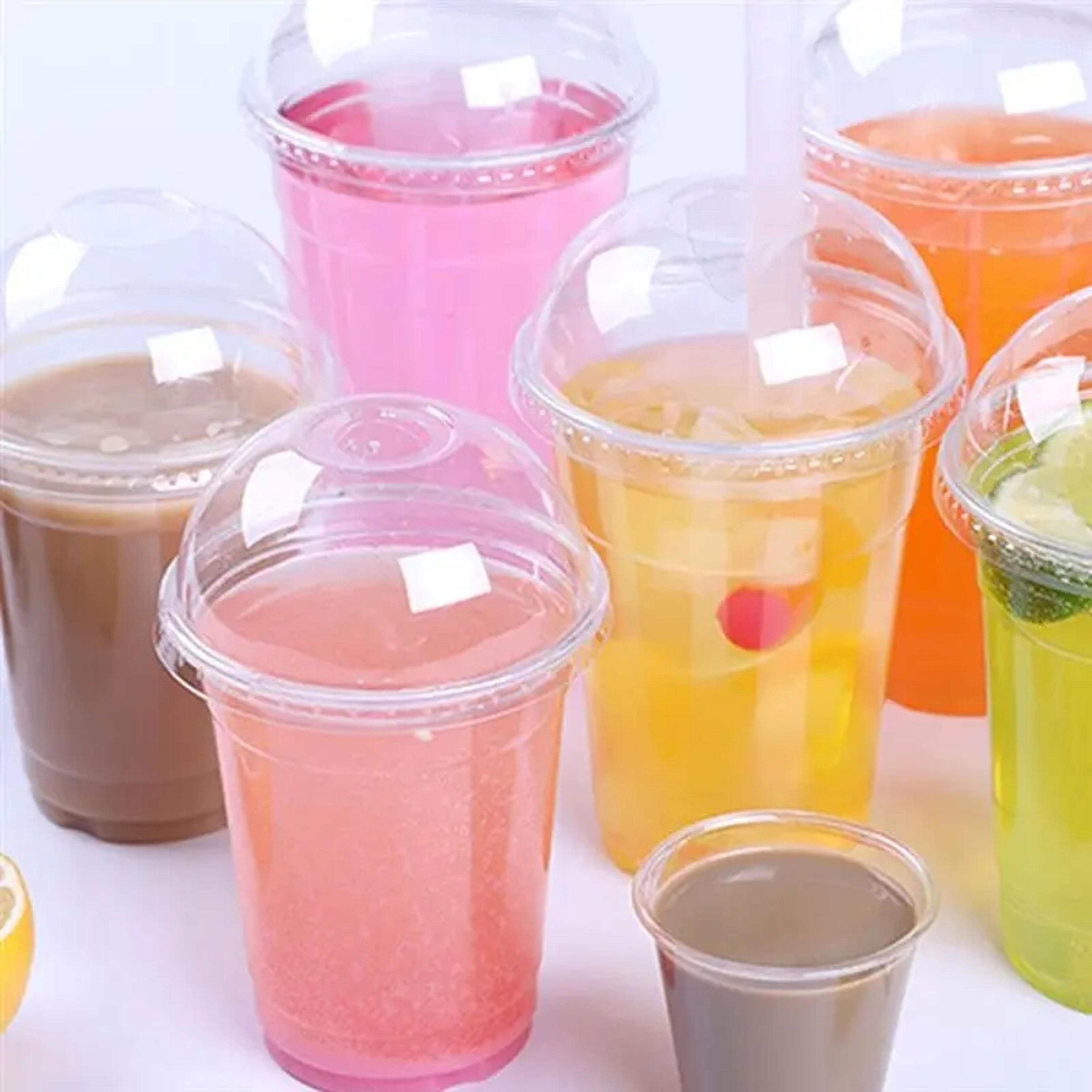 Clear Cups With Lids For Smoothies Milk Tea And Cold Drinks 2
