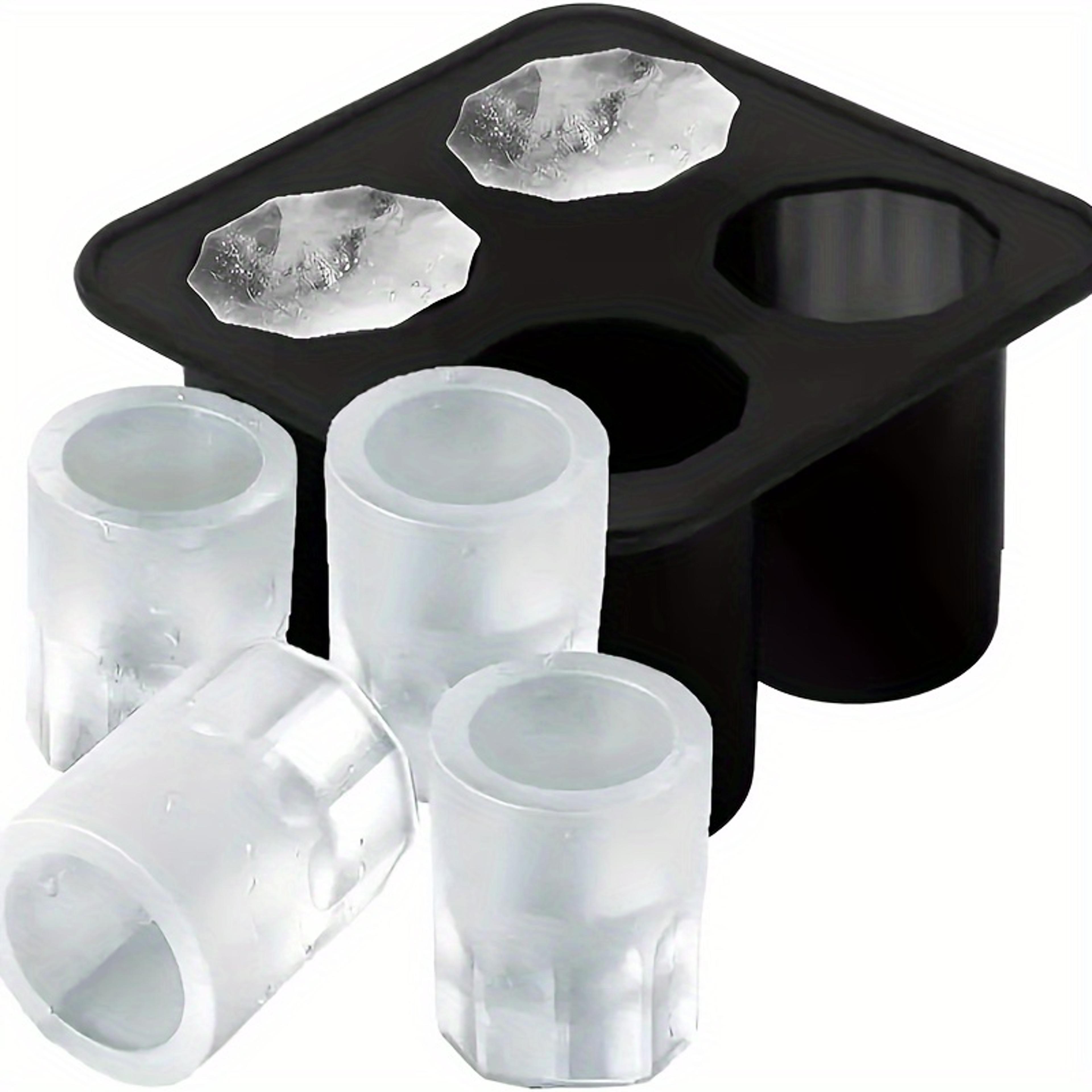 Silicone Ice Shot Glass Mold Cup Cocktail Ice Cube Tray 0