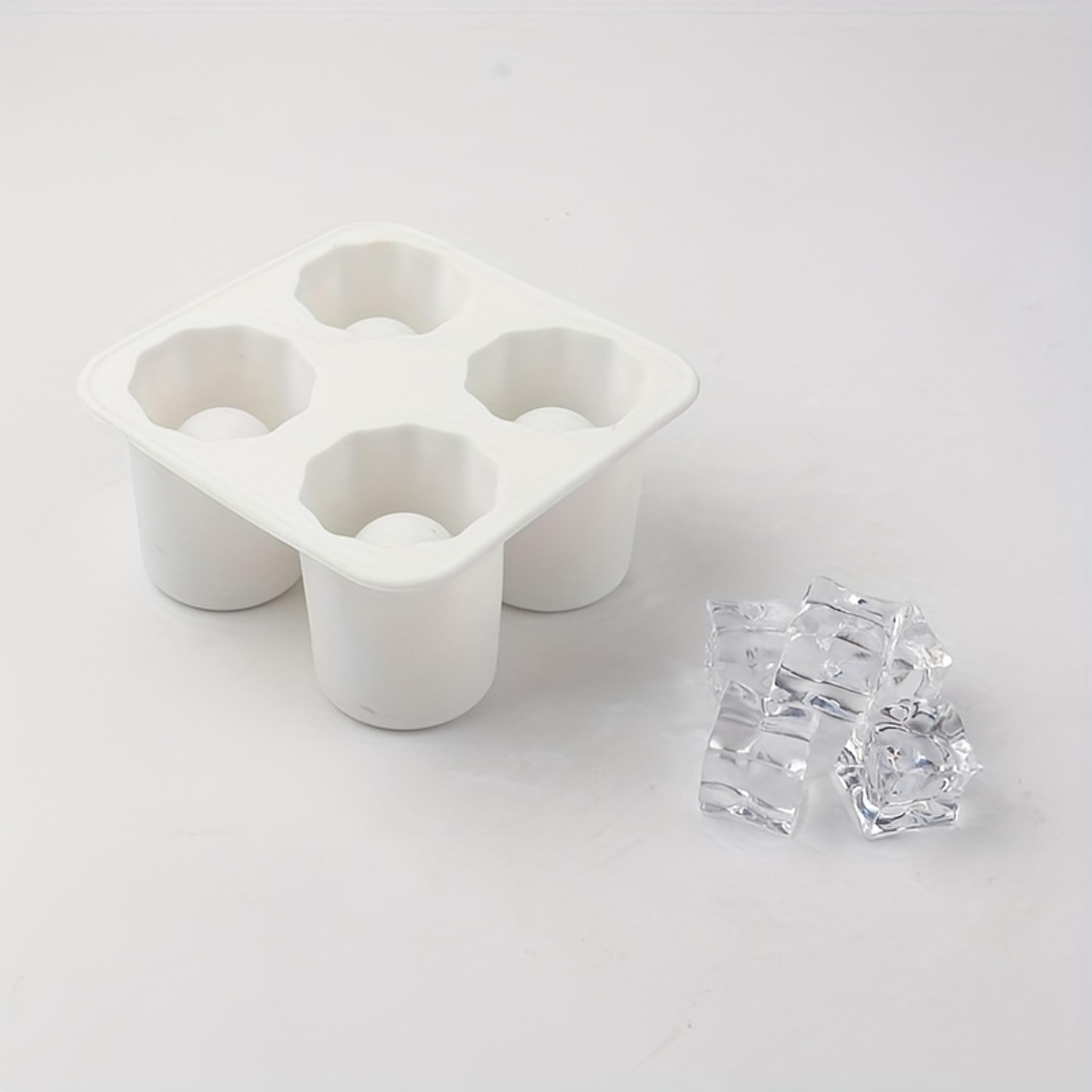 Silicone Ice Shot Glass Mold Cup Cocktail Ice Cube Tray 8