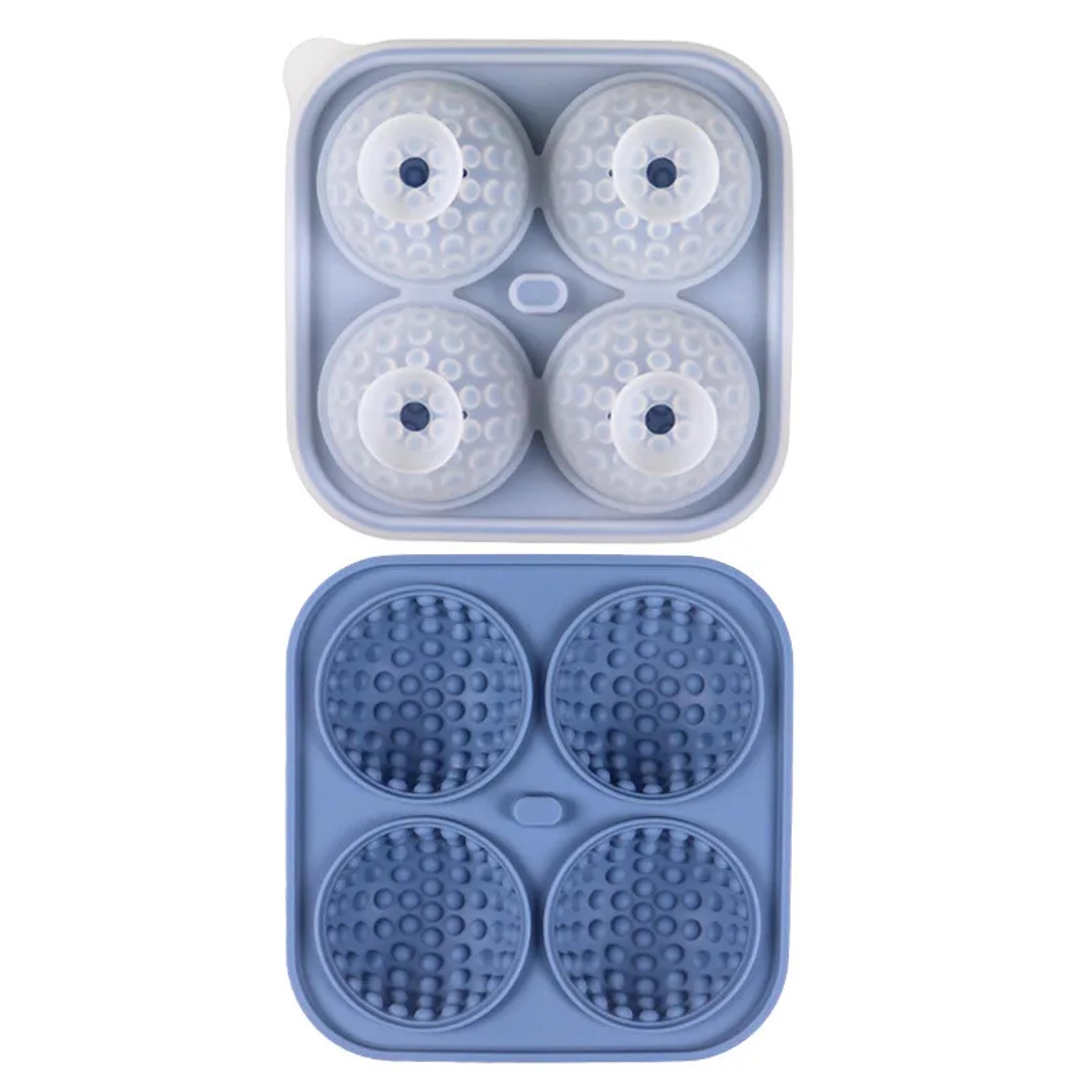 Golf Whiskey Ice Mold Silicone Ice Tray With Funnel 6
