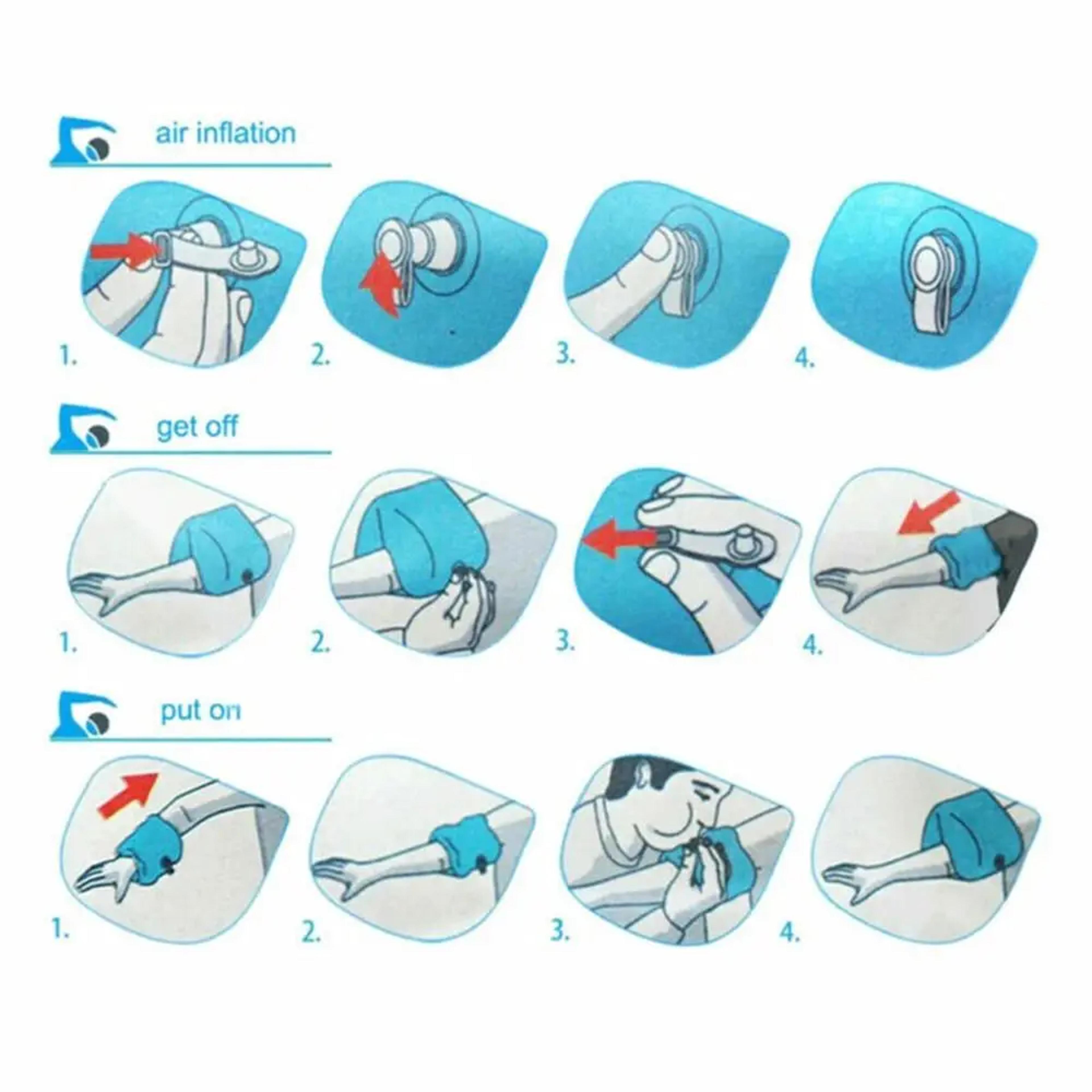 Inflatable Arm Floaties Double Air Bag Swimming Arm Bands For Kids And Adults 3