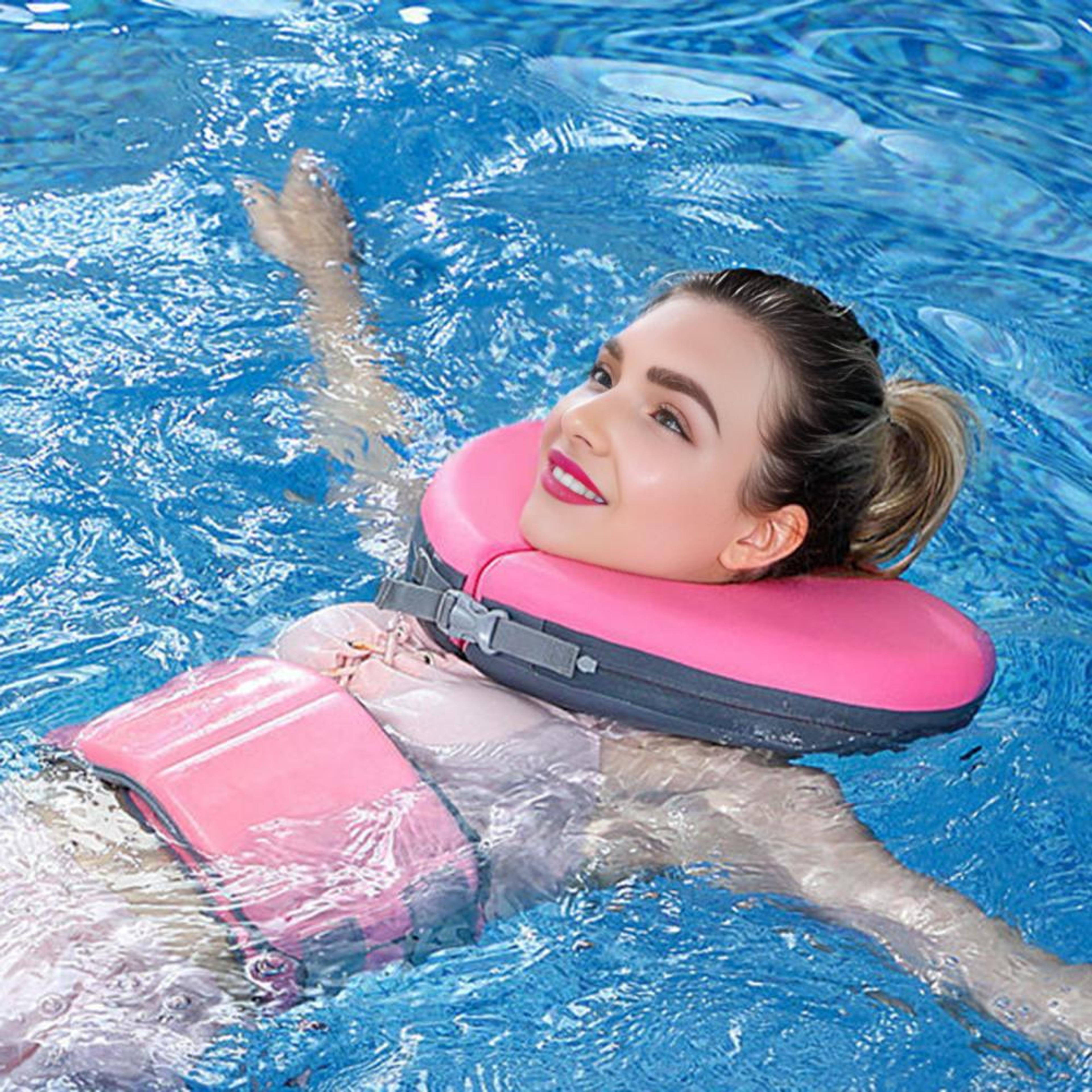 Heart Shaped Swim Neck Float Collar For Adults Pool Neck Support Floating Swim Aid 2