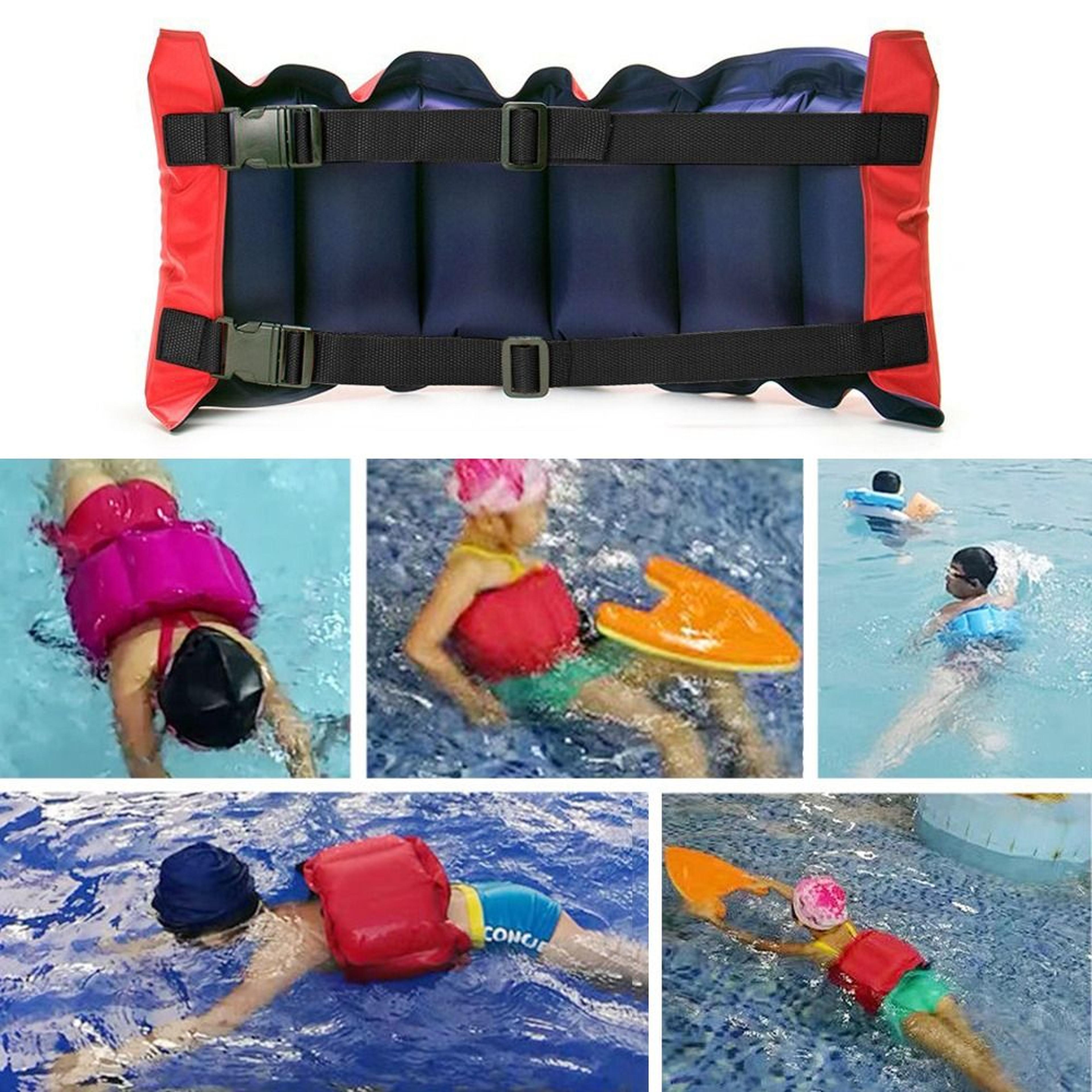 Adjustable Inflatable Swim Belt For Swimming Training  Pool Float Support 1