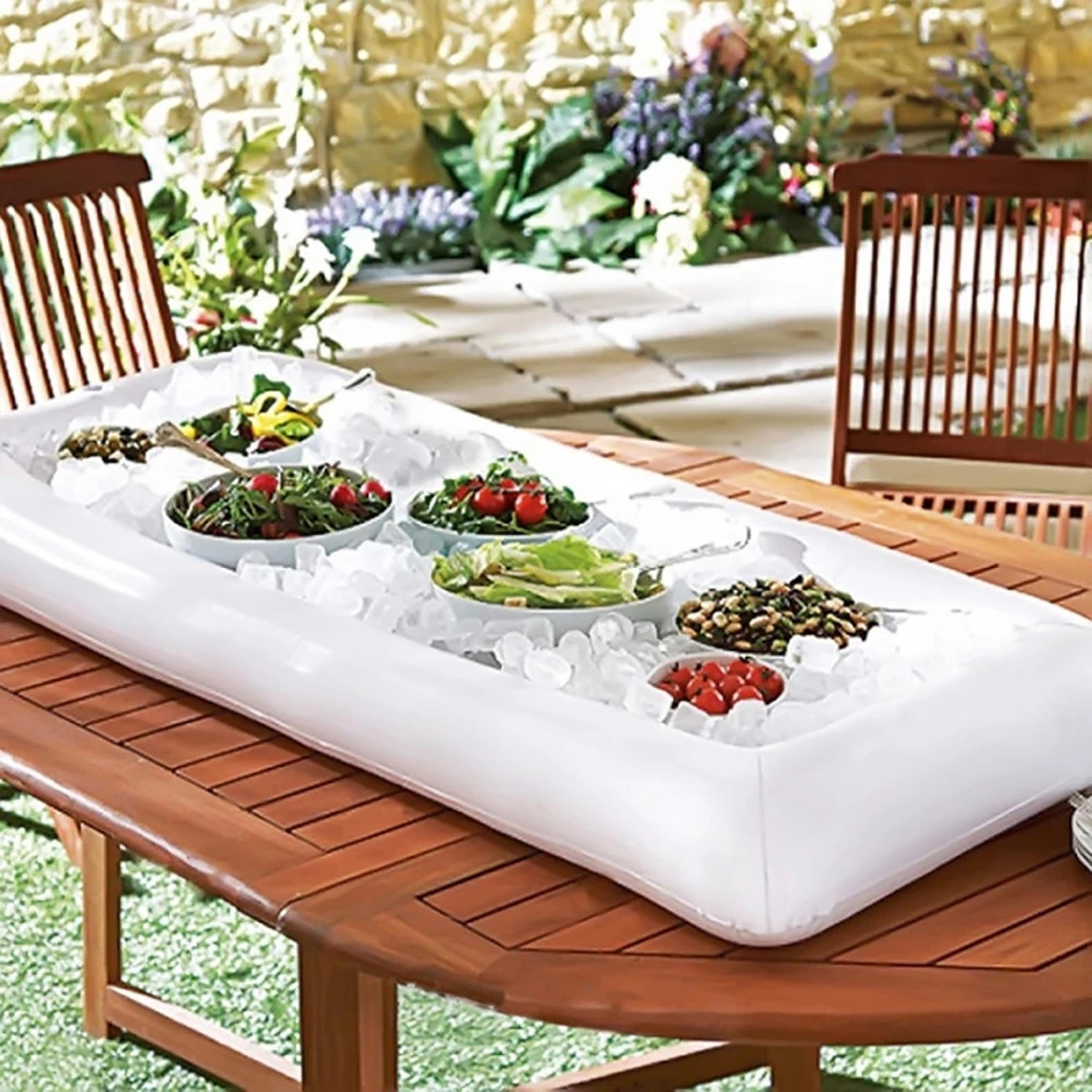 Inflatable Pool Beer Cooler Float Air Mattress 2