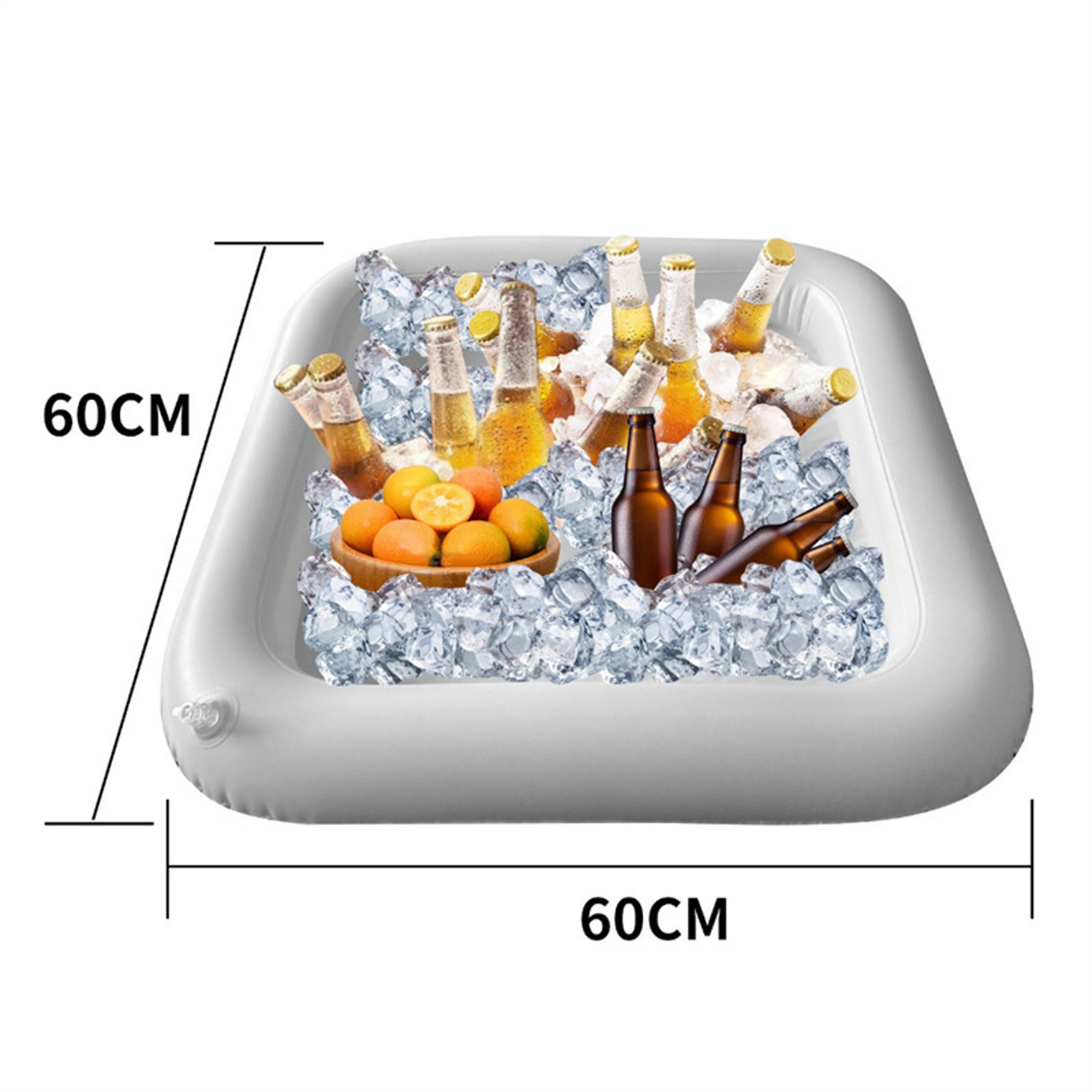 Inflatable Pool Beer Cooler Float Air Mattress 7