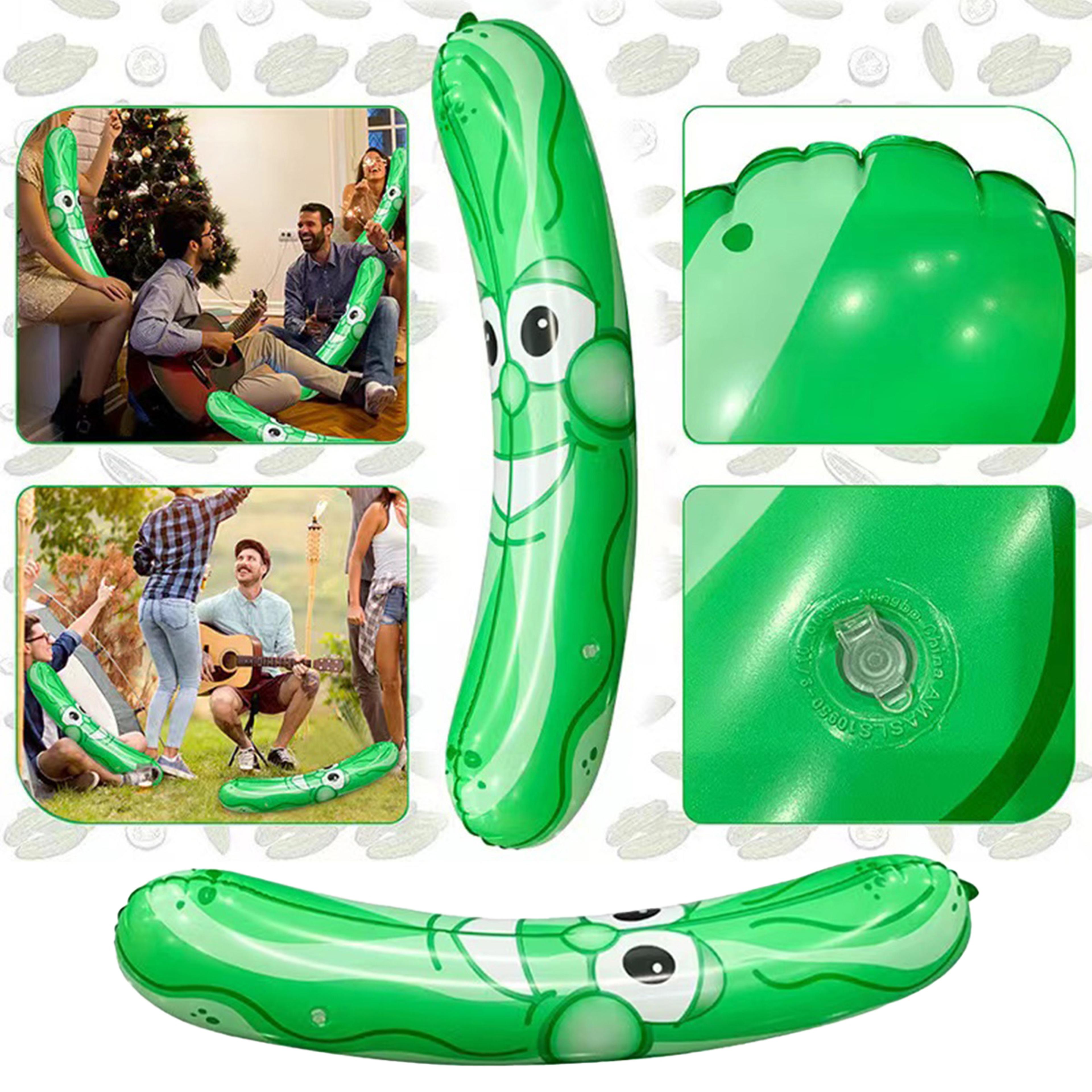 Giant Inflatable Cucumber Pool Party Decoration Float For Summer Beach Events 3