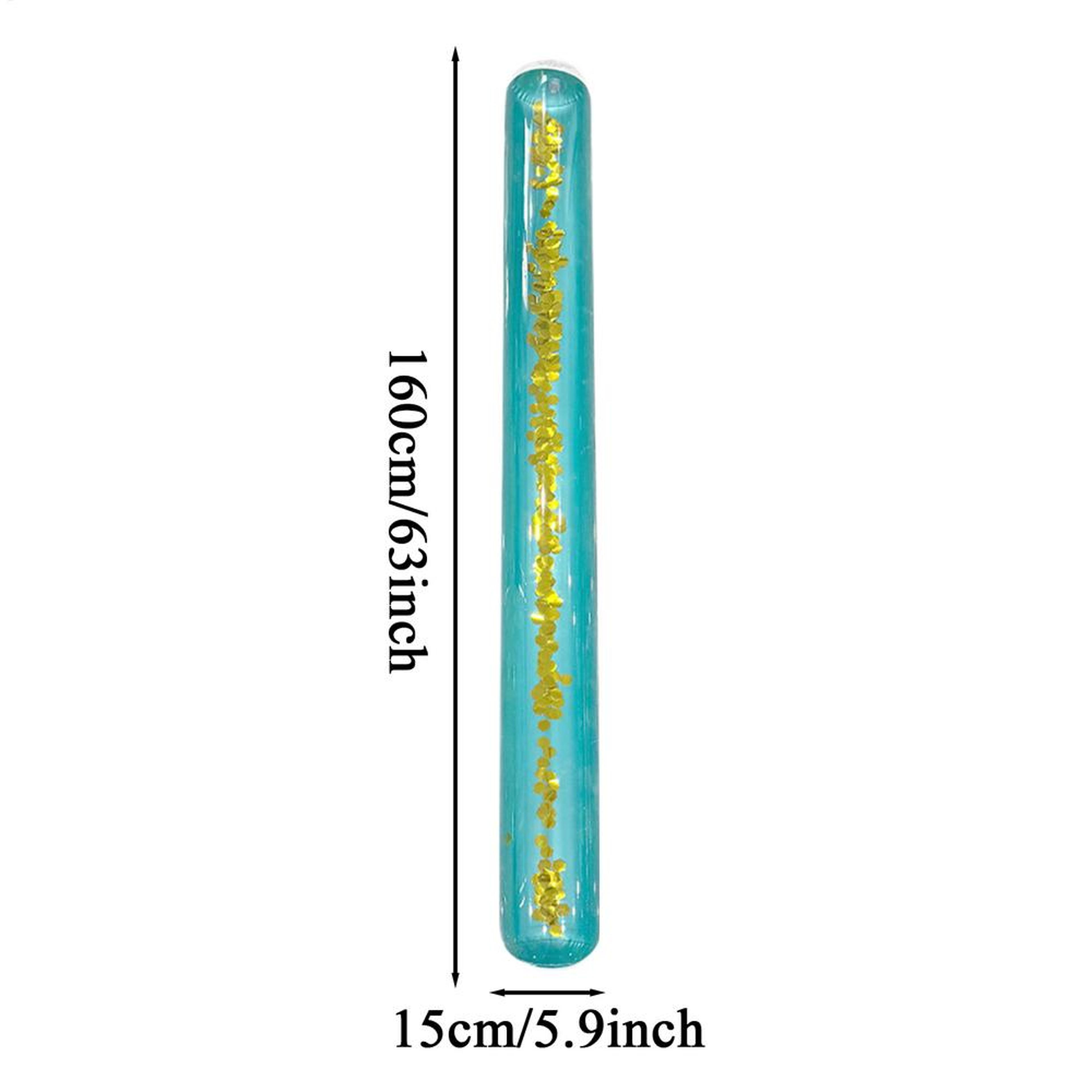 Glitter Inflatable Pool Noodle PVC Swim Float For Pool Beach  Summer Water Fun 7