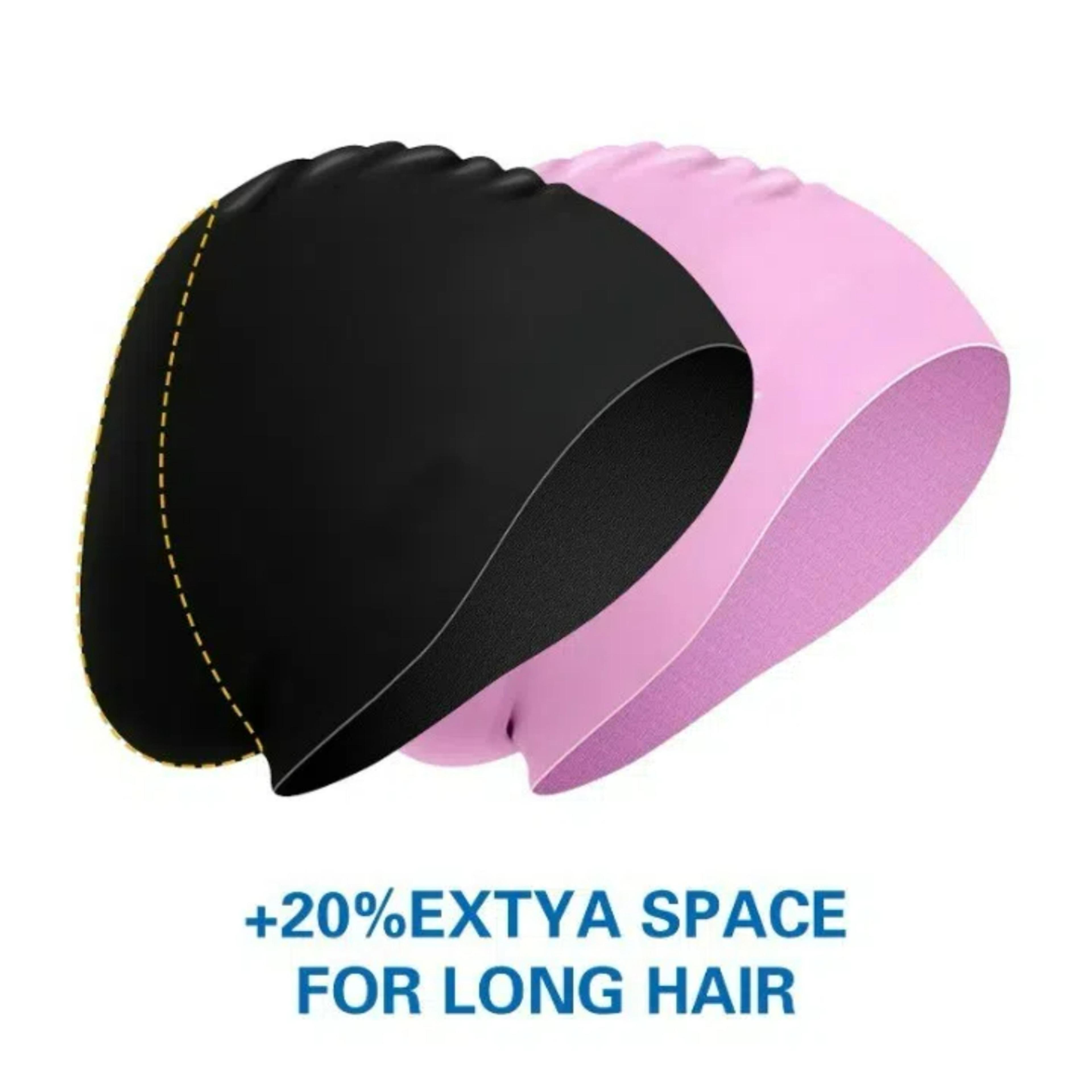 Extra Large Silicone Swim Cap For Braids Locs And Long Hair 1