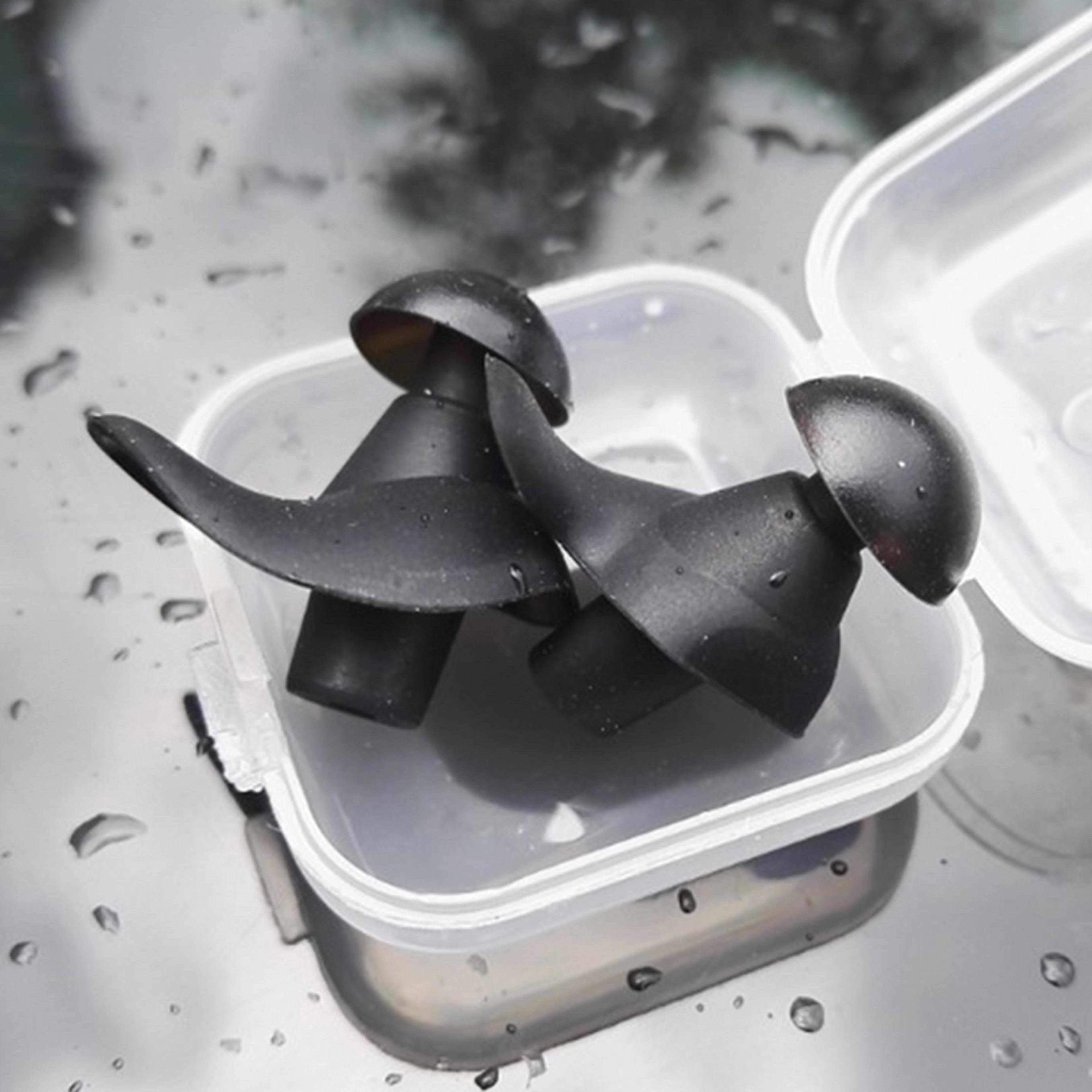Soft Silicone Swimming Ear Plugs With Portable Case 4