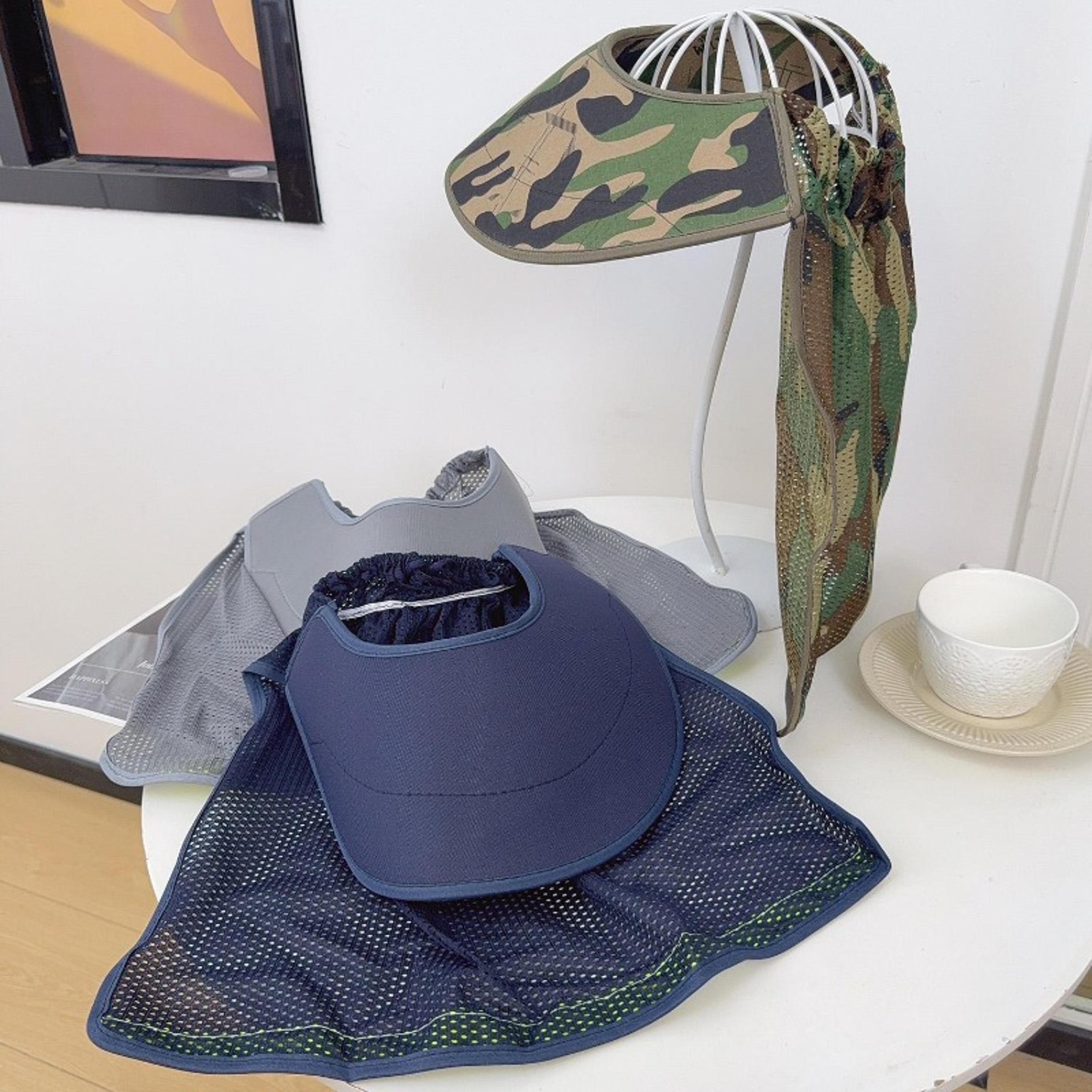 Hard Hat Sun Shield With Reflective Mesh Neck Protection 3