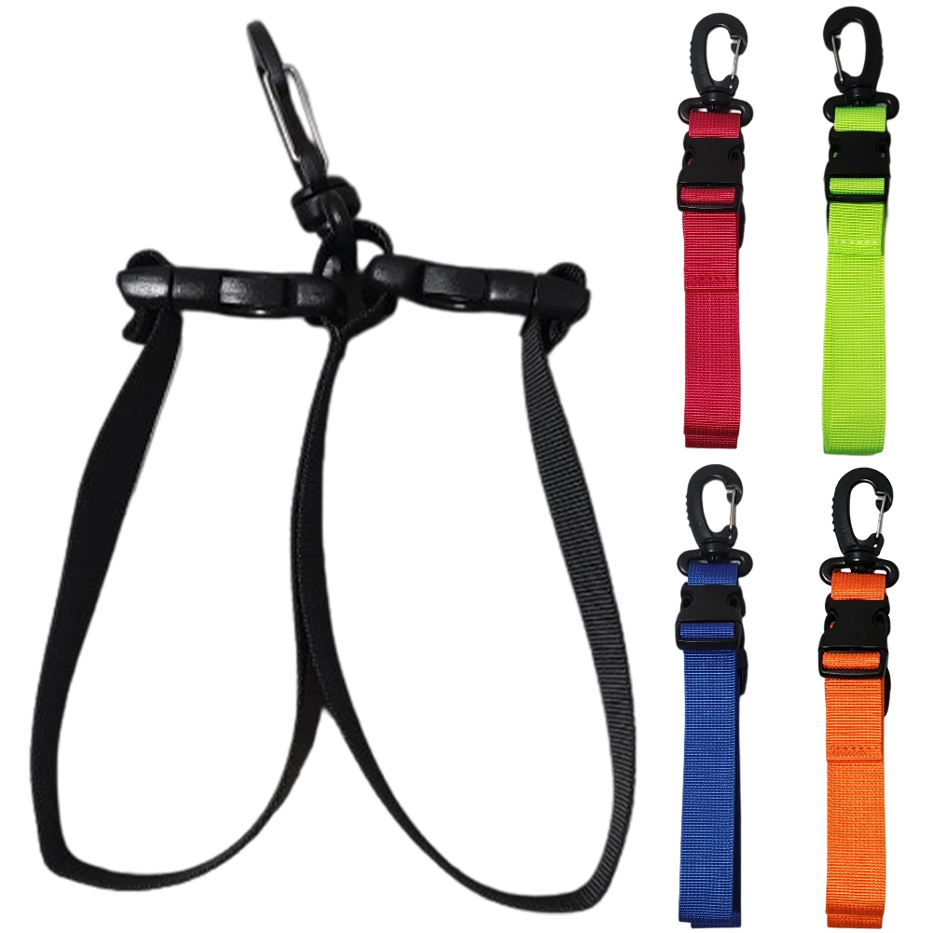 Quick Release Scuba Fin And Mask Holder Strap With BCD Clip 1