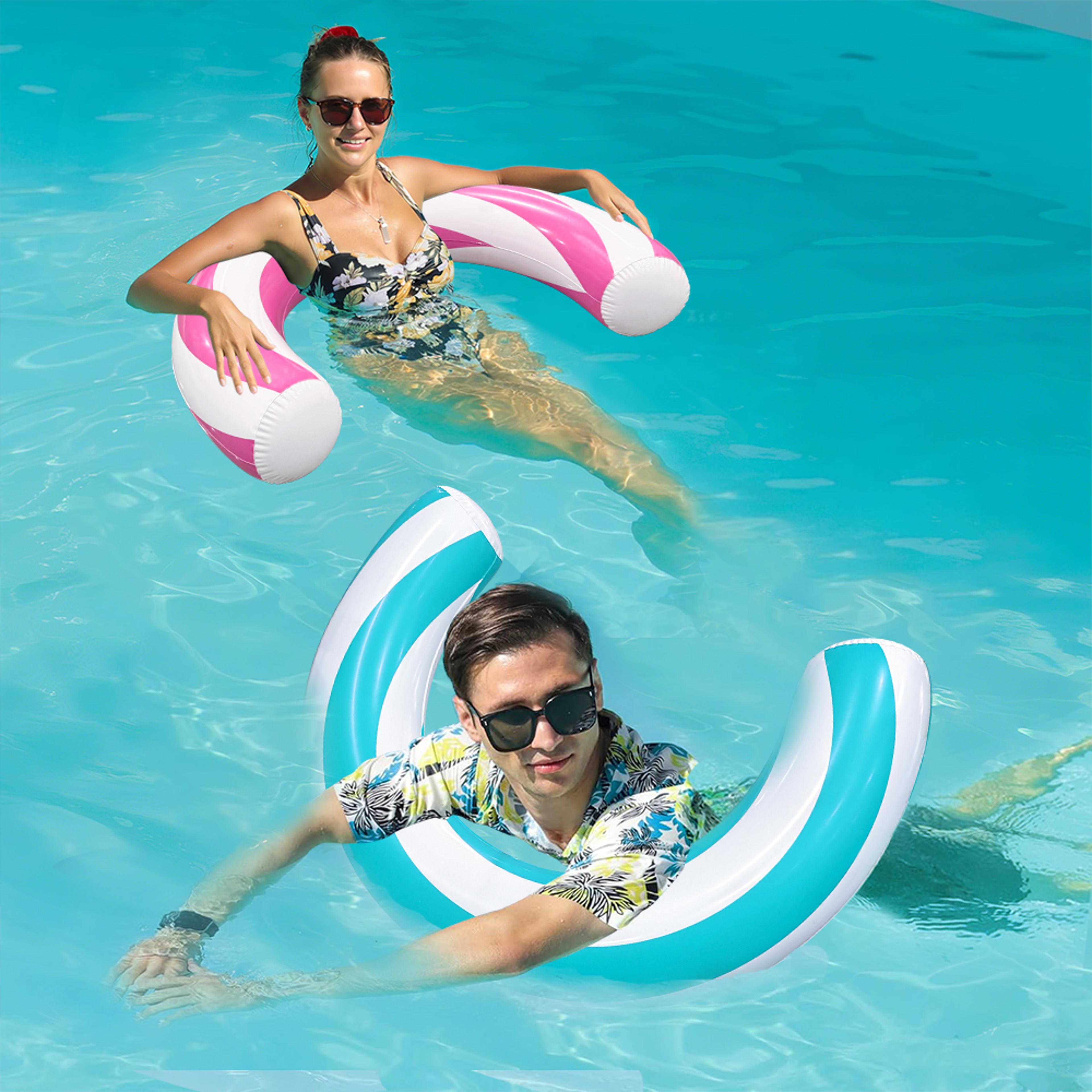 U Shaped Inflatable Buoyancy Stick PVC Swimming Pool Float 4