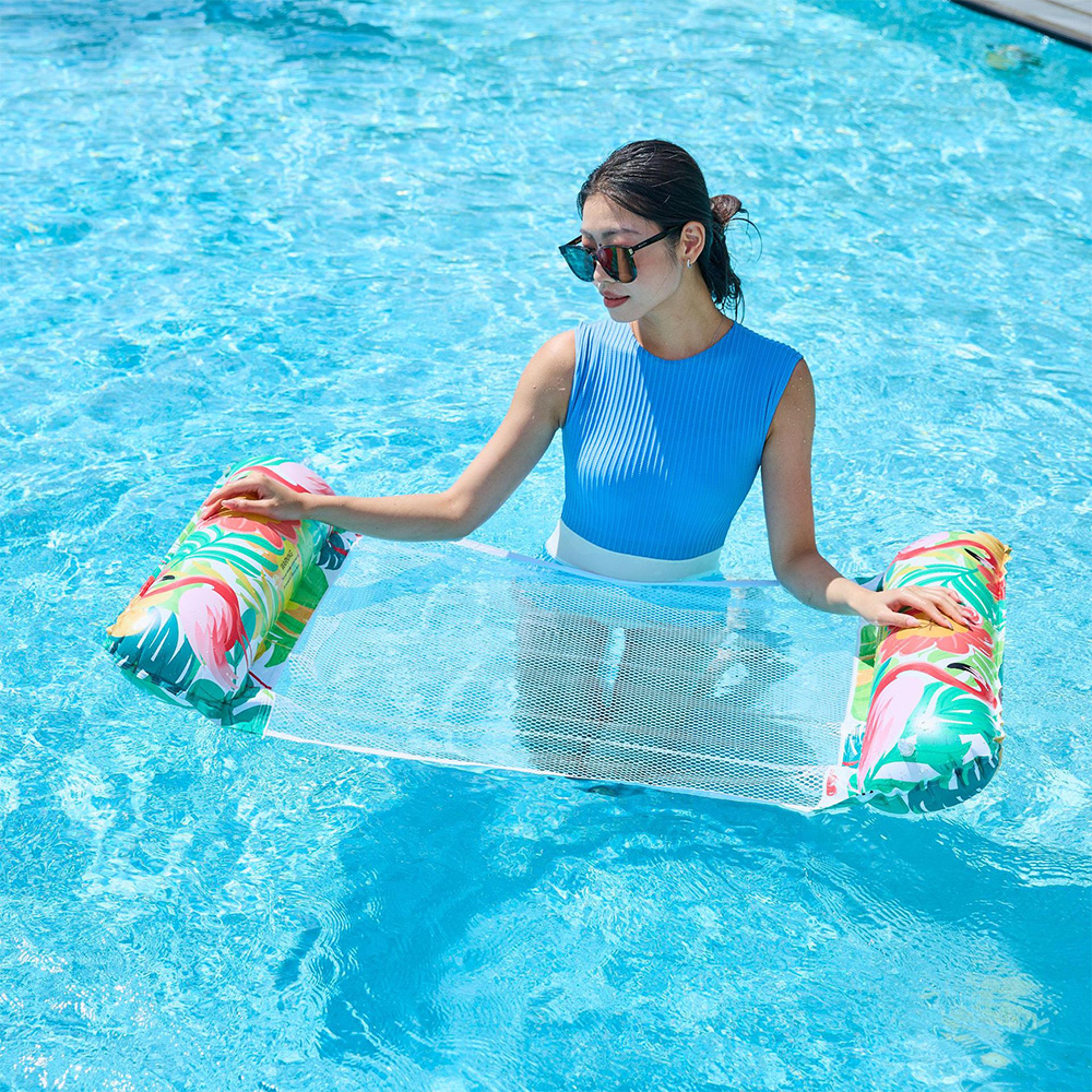 Inflatable Pool Float Water Hammock Swim Mattress For Pool And Beach 2