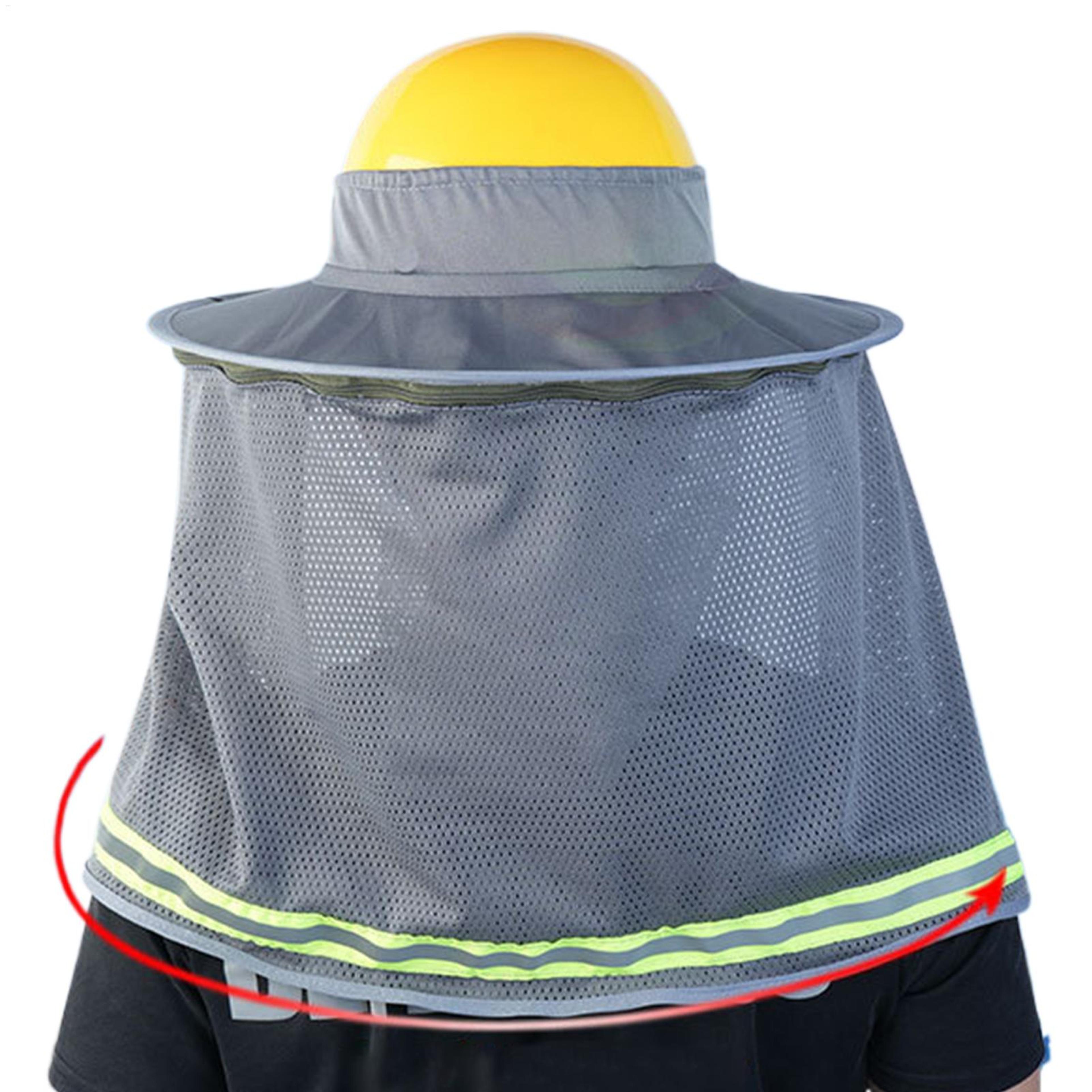 Hard Hat Sun Shade With Neck Shield And Breathable Cooling Visor 1