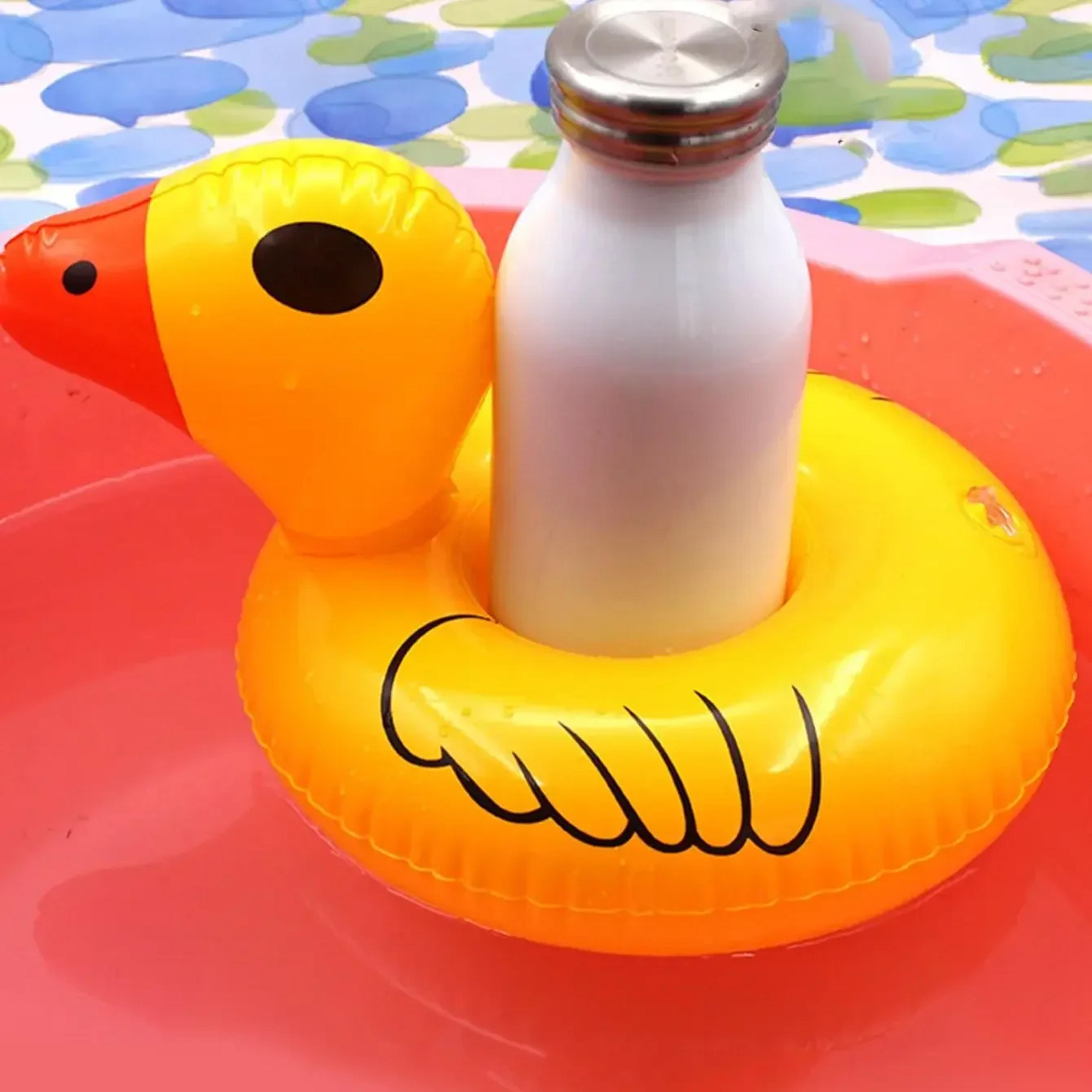 Inflatable Flamingo Drink Holder Pool Float For Summer Parties 5