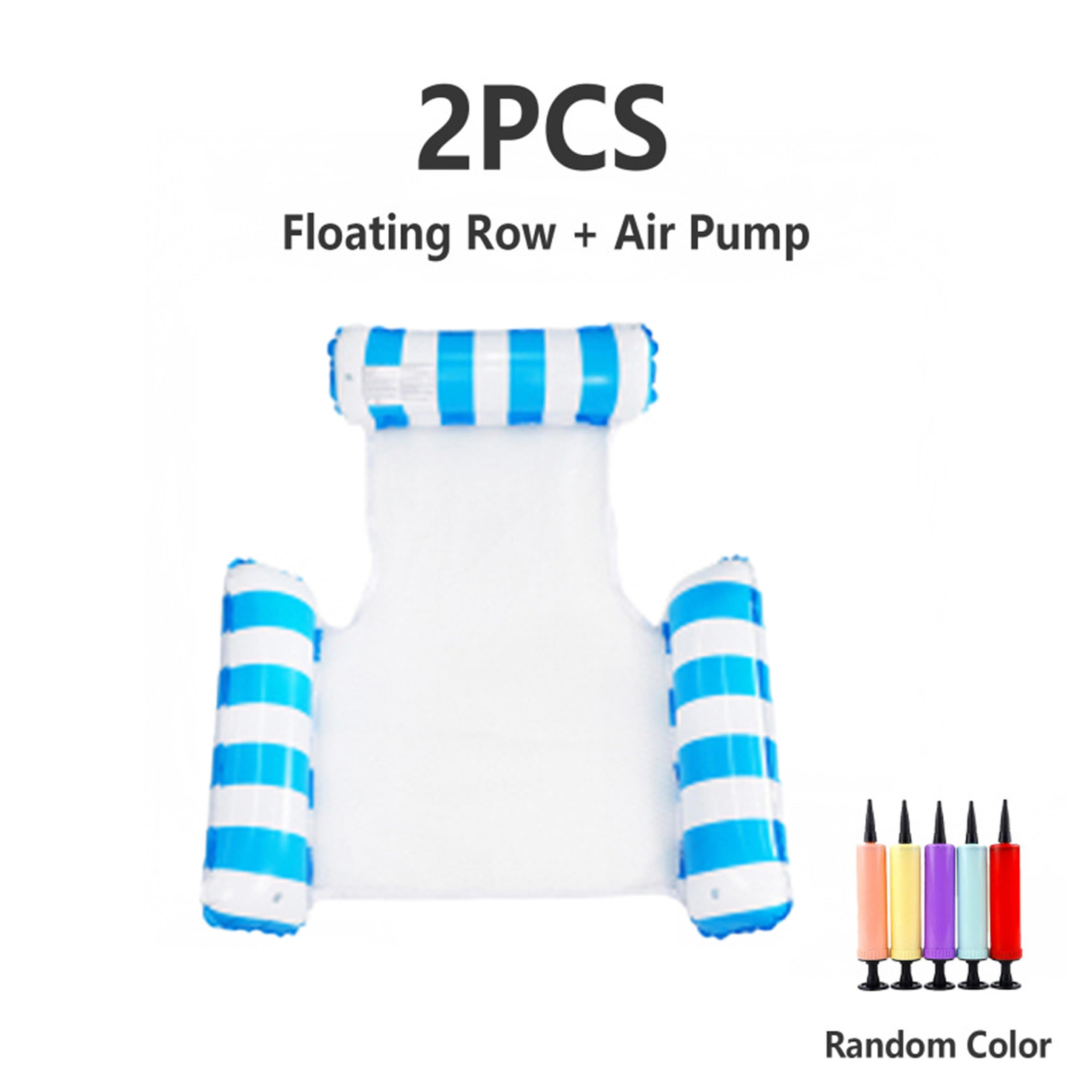 Inflatable Water Hammock Pool Float Chair For Adults Beach Lake Lounger 7