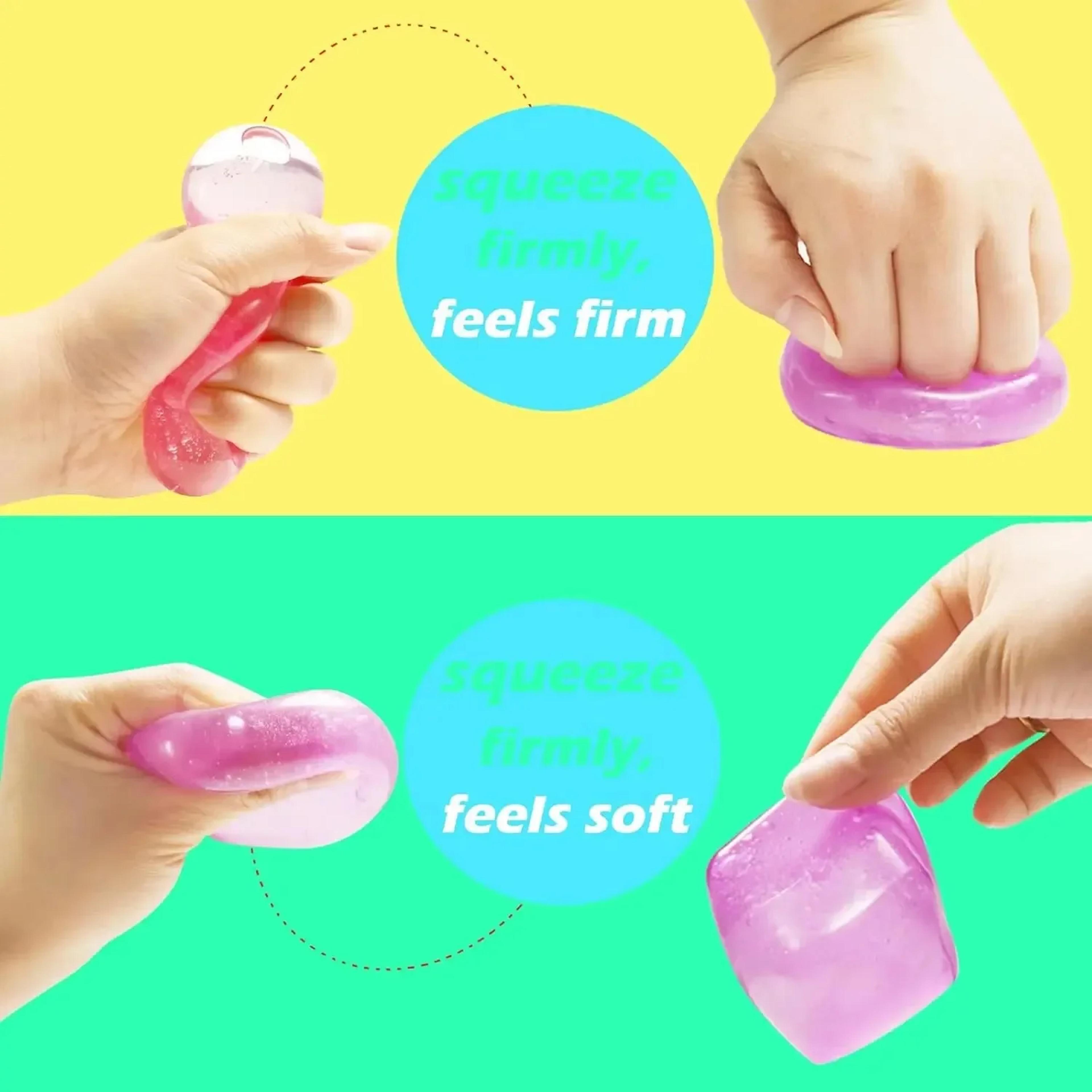 Ice Cube Squishy Stress Ball Sensory Fidget Squeeze Toy 4
