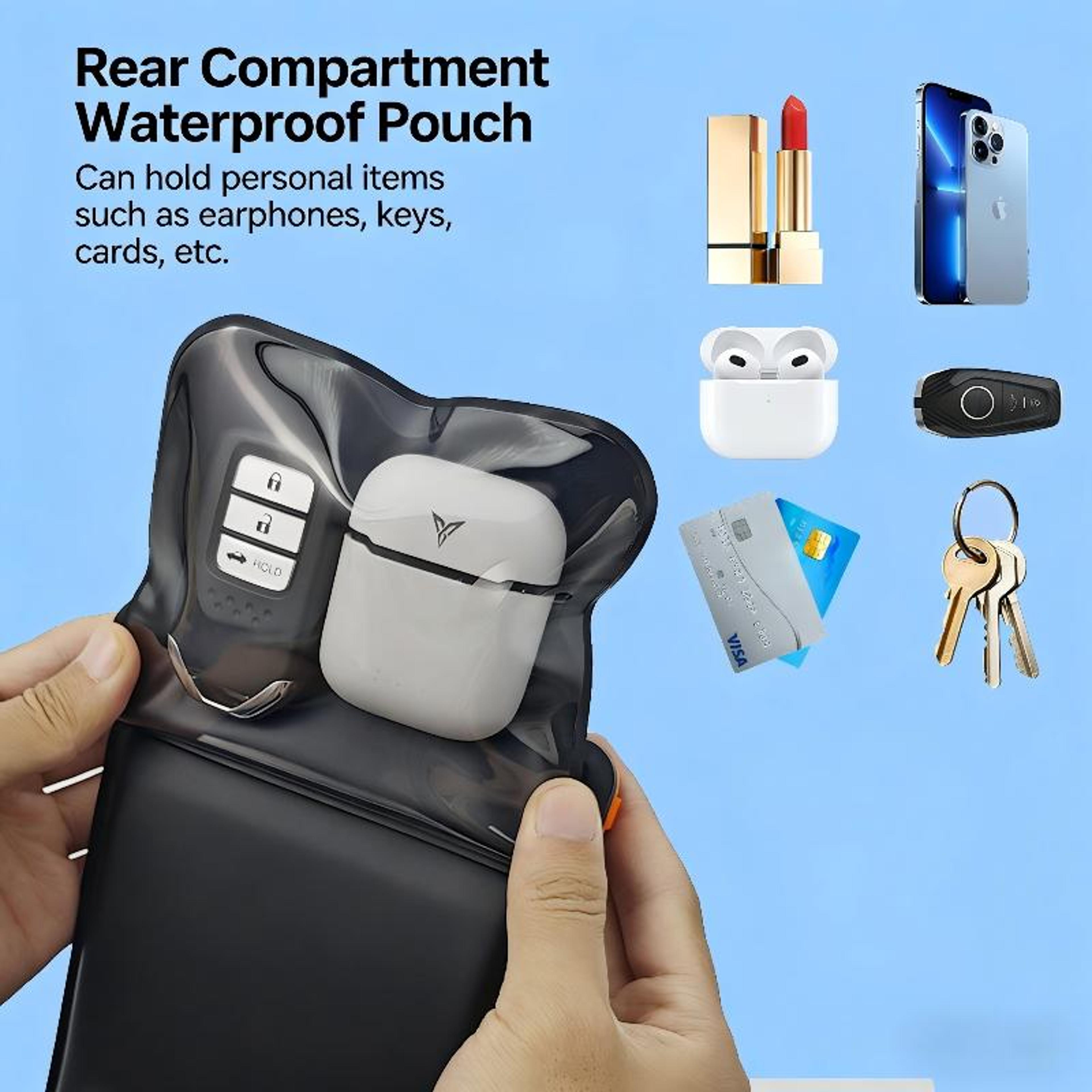 Double Space Waterproof Phone Pouch Floating Case With Lanyard 3