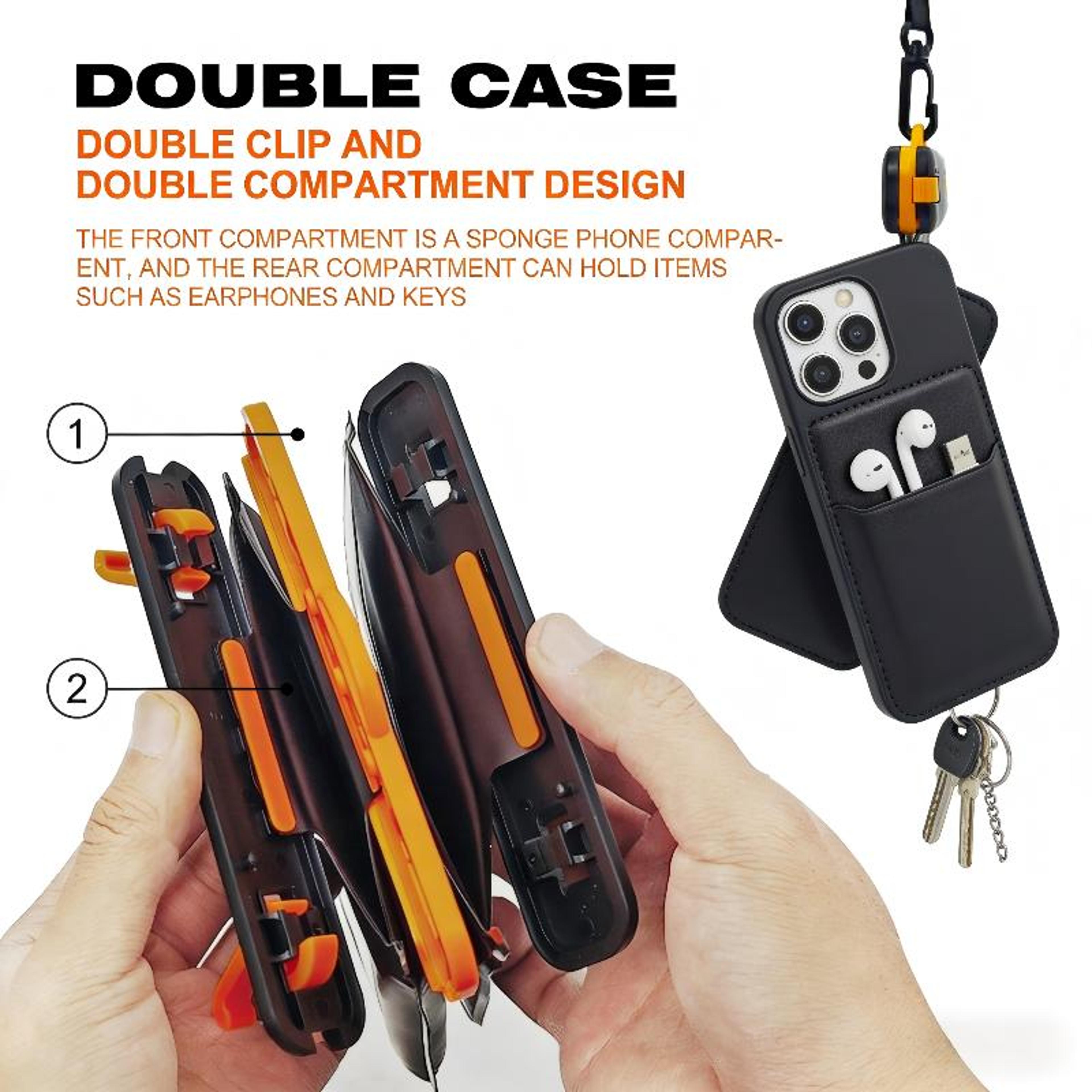 Double Space Waterproof Phone Pouch Floating Case With Lanyard 4
