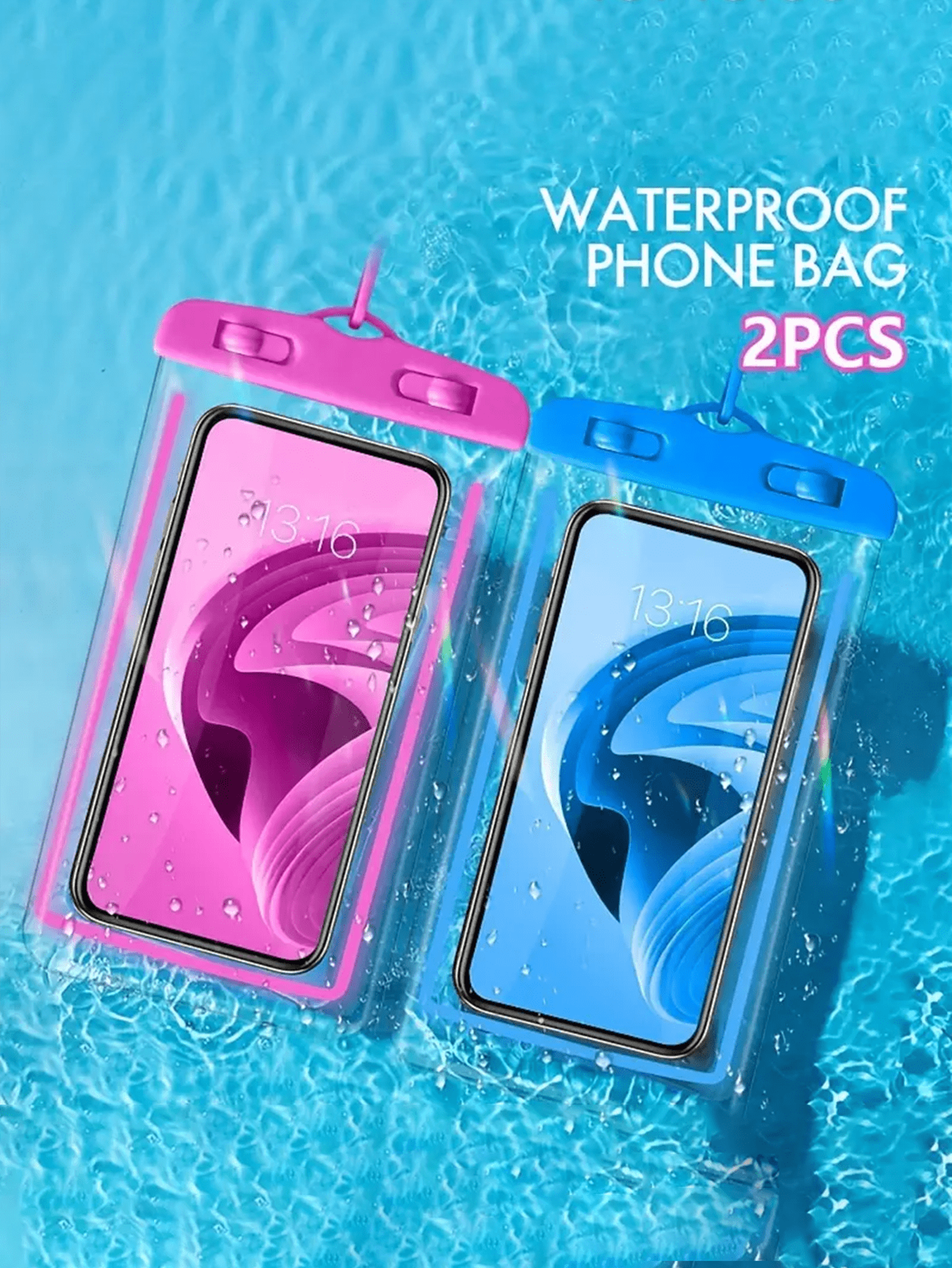 Luminous Waterproof Phone Pouch With Touch Screen Case 1