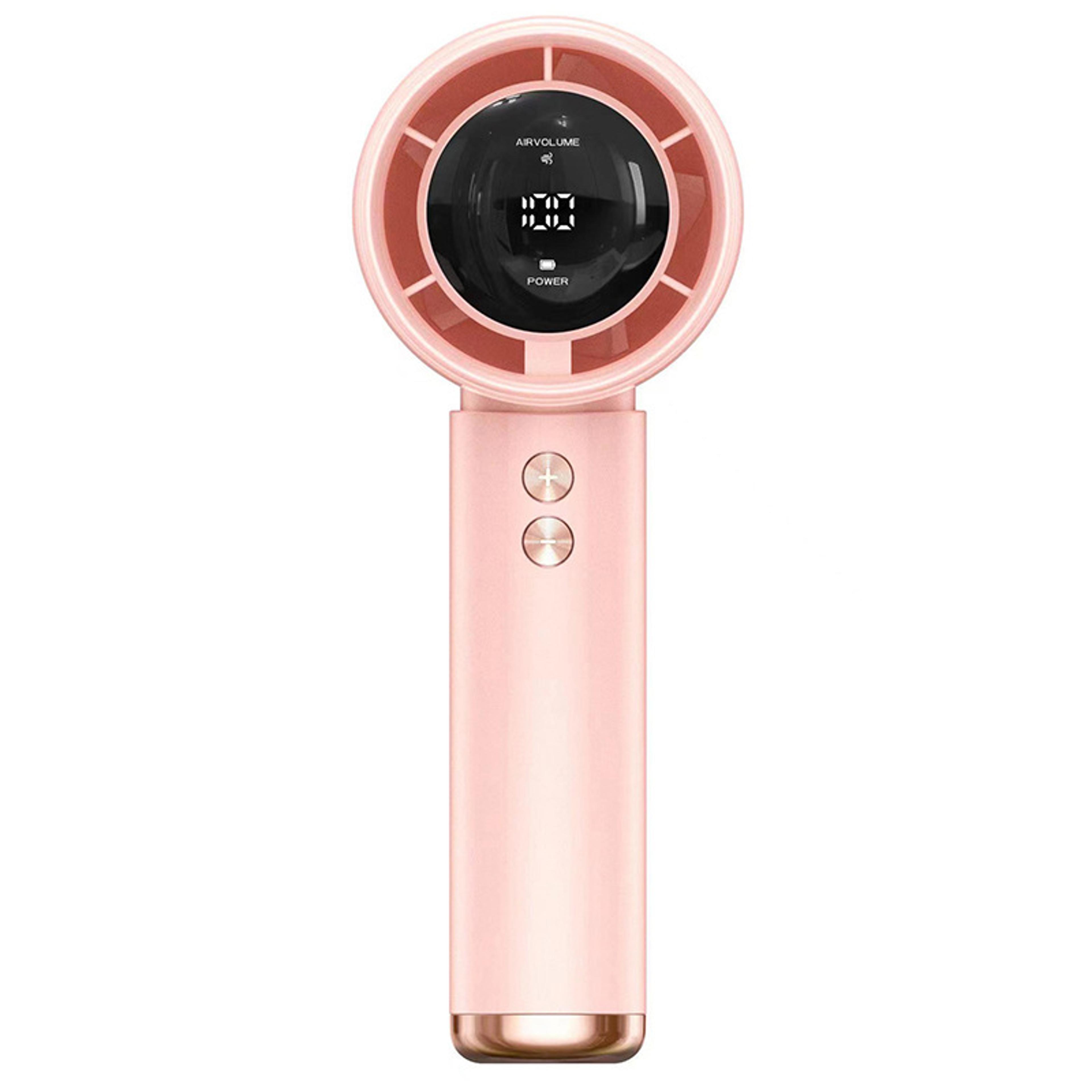USB Rechargeable Handheld Turbo Fan With LED Display 6