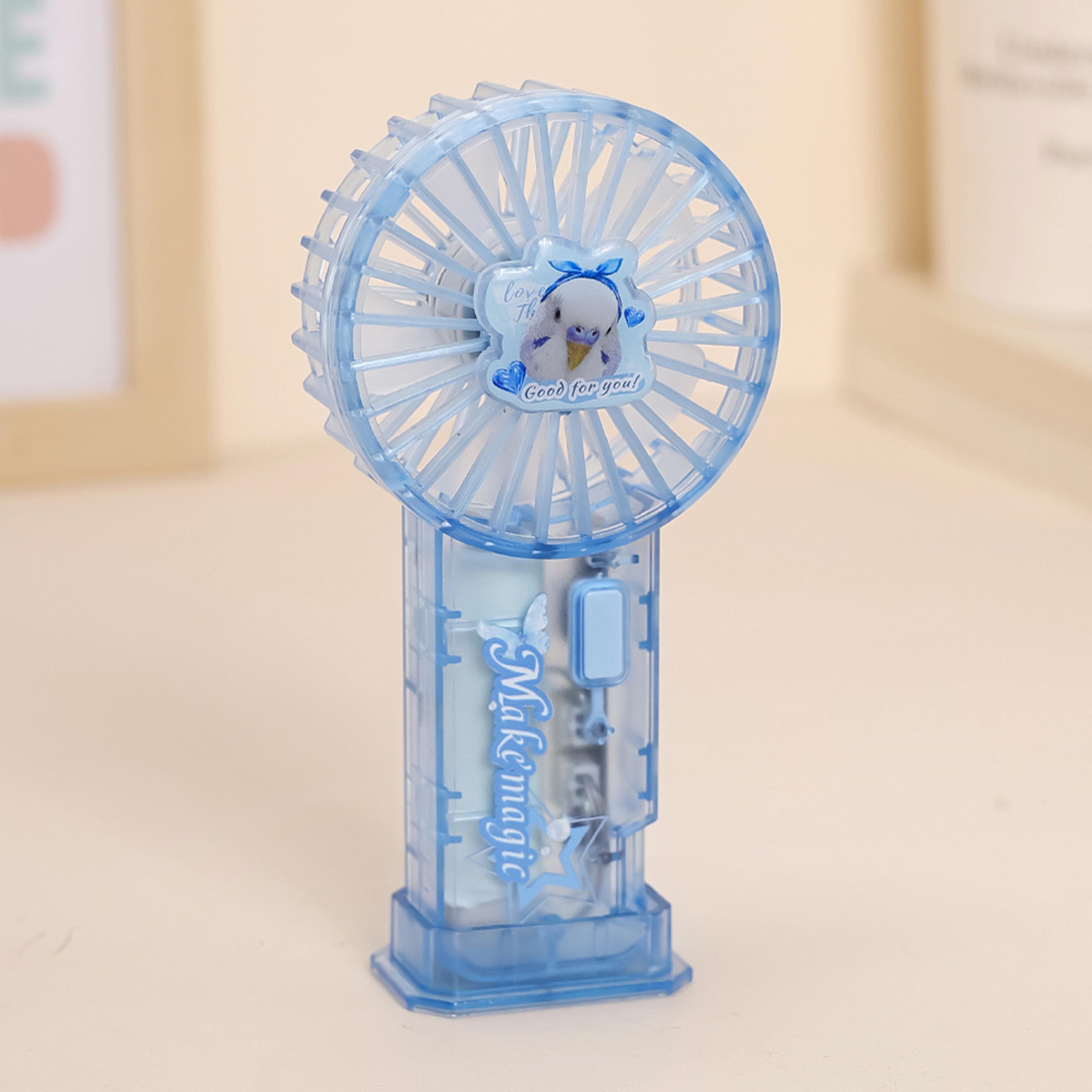 Cute Pet Portable Mini Fan USB Rechargeable Handheld Desk Fan For Travel And Gifts 7