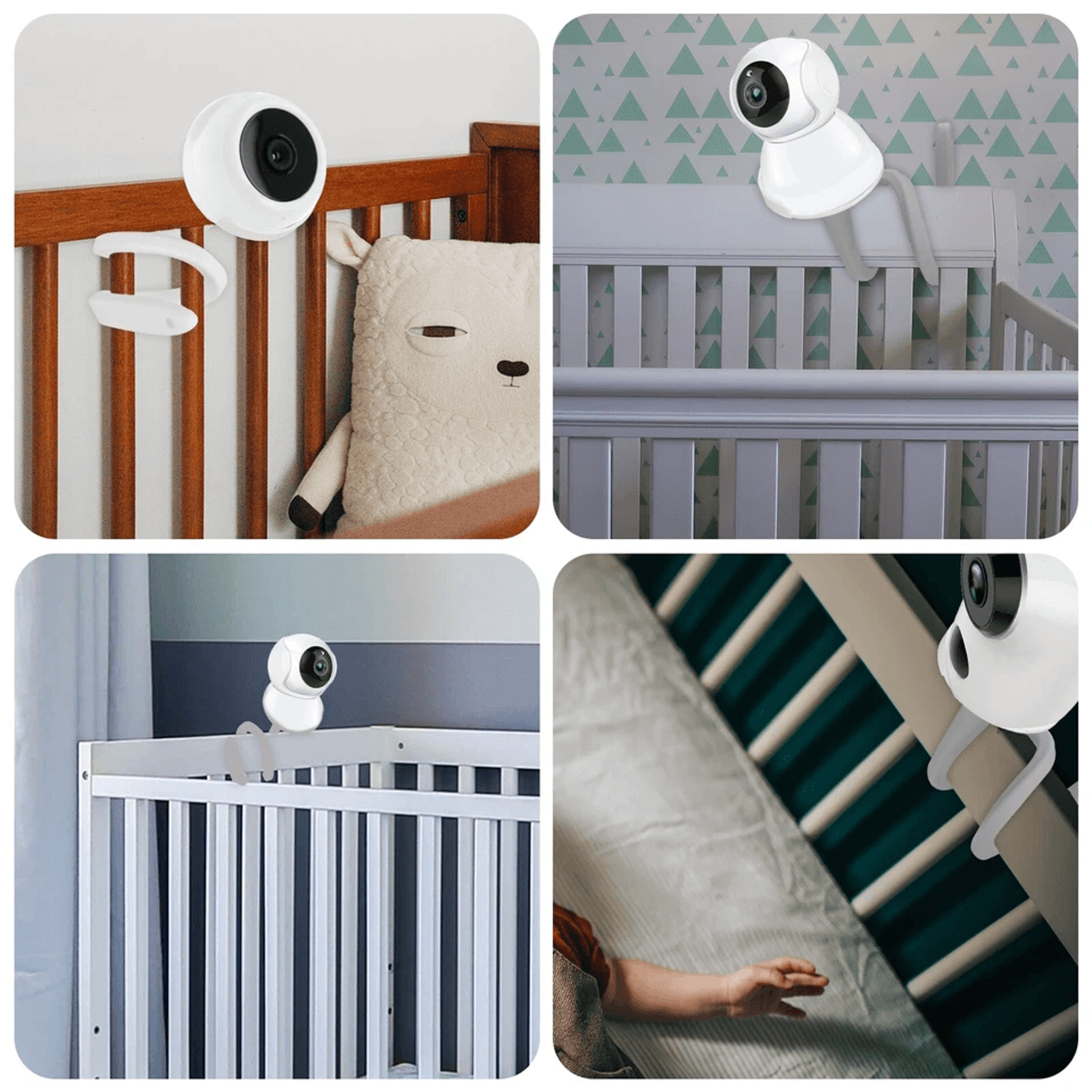 Flexible Mount For Infant Optics DXR8 And DXR8 Pro Adjustable Baby Monitor Holder Stand For Crib Be 2