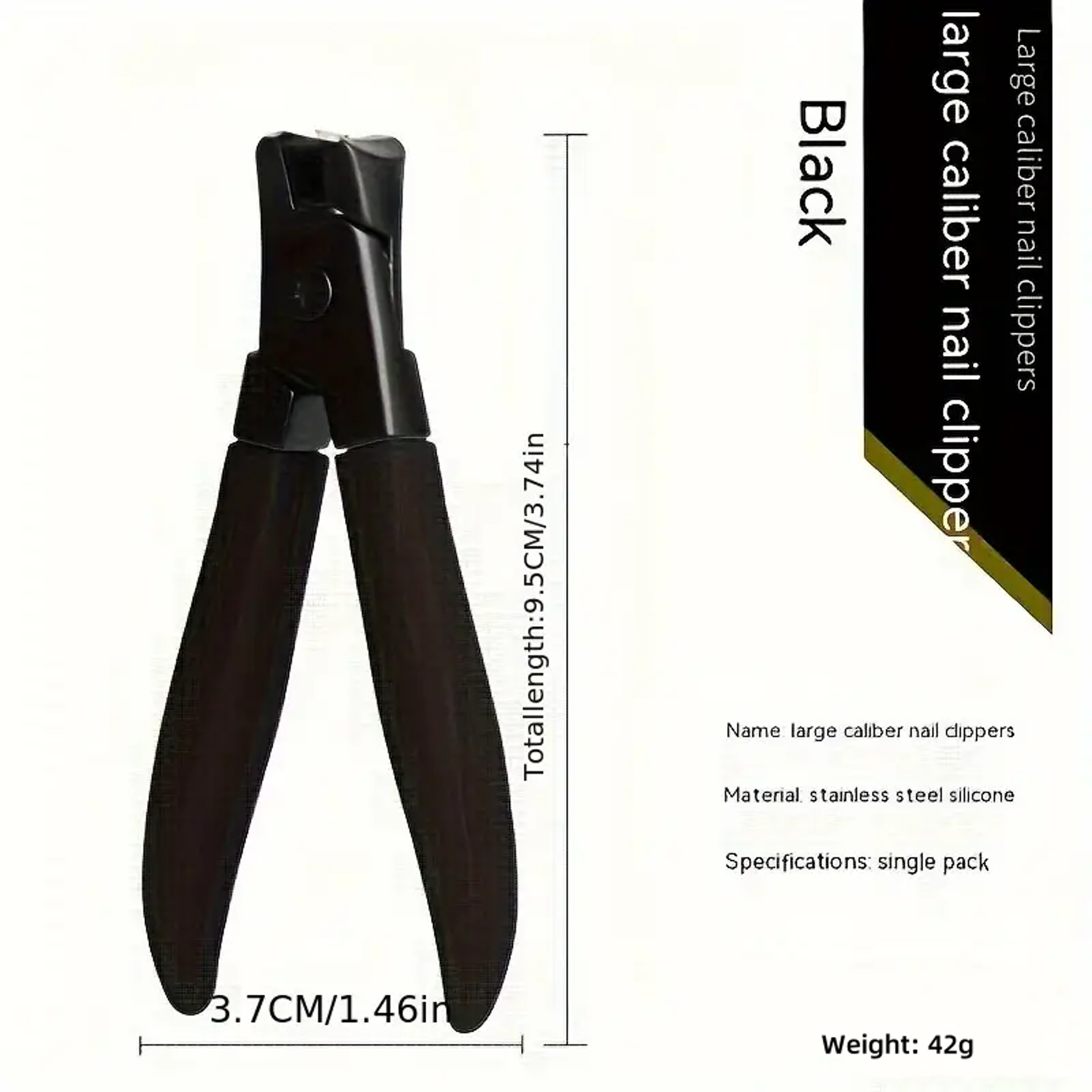 Professional Toenail Scissors Set  Extra Large Opening Easy To Trimmer High Quality Ergonomic Easy