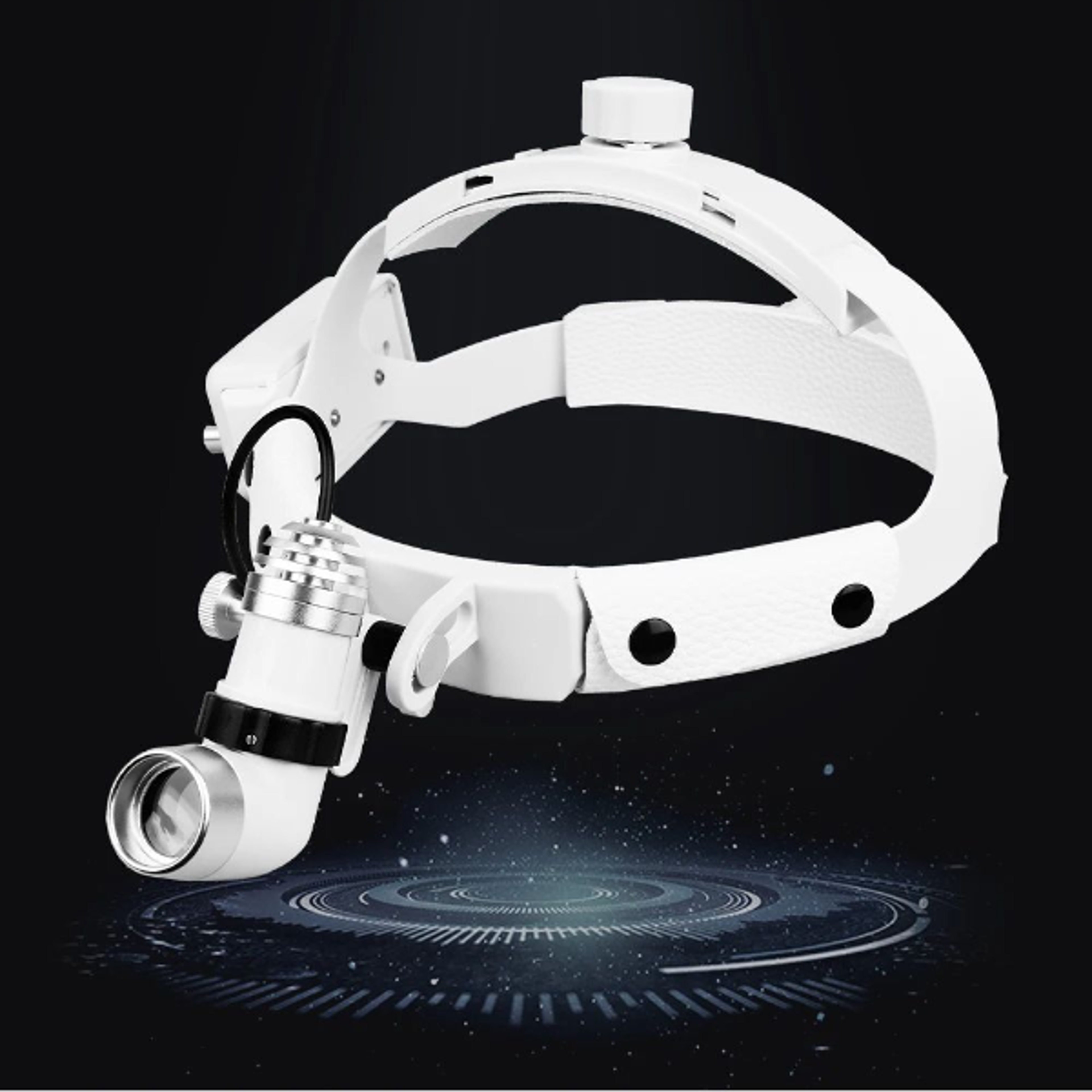 ent dental headlight, 5w led surgical headlamp with adjustable brightness & spot