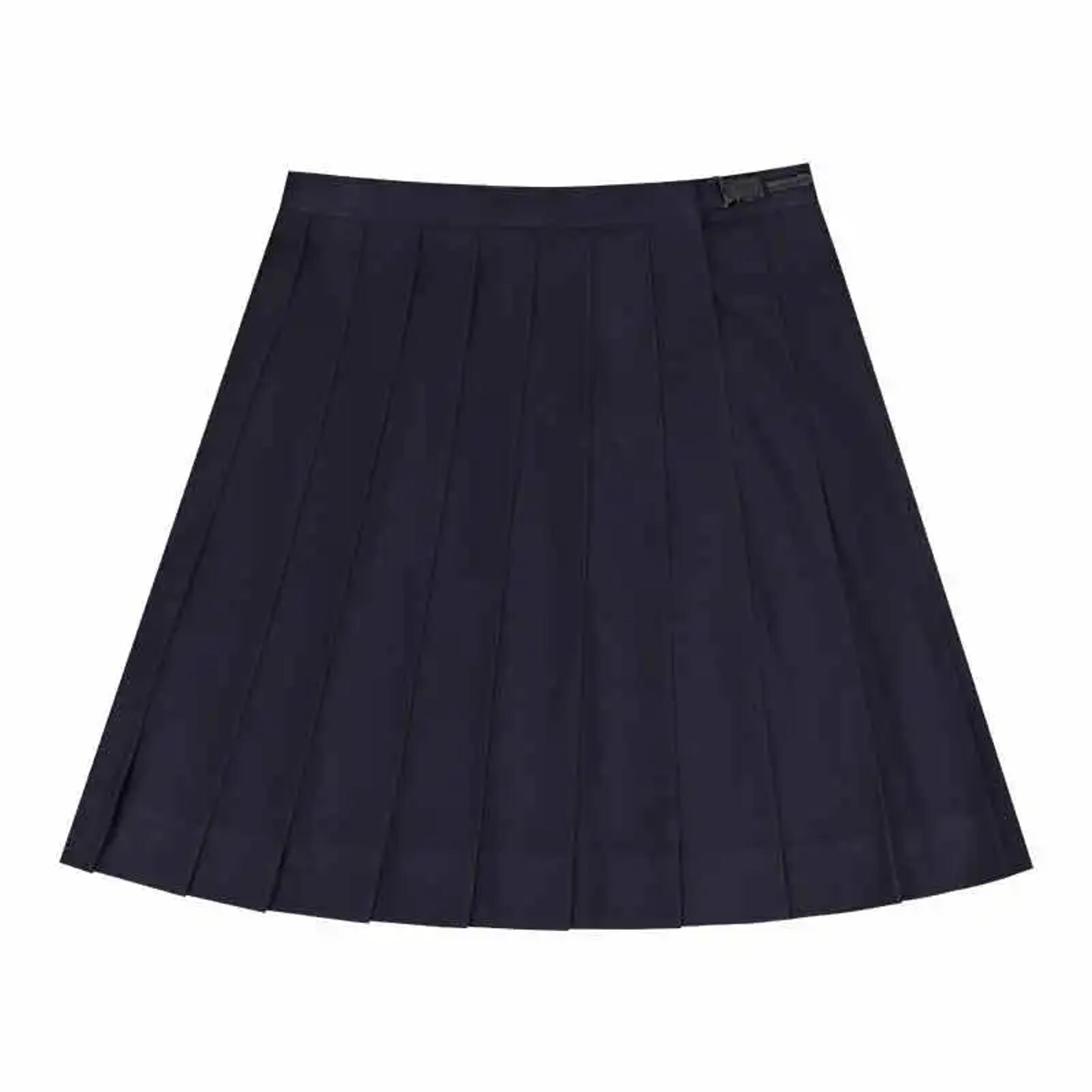Japanese School Uniform For Women JK Sailor Suit Costume Long Sleeve White Shirt Black Skirt Set 4