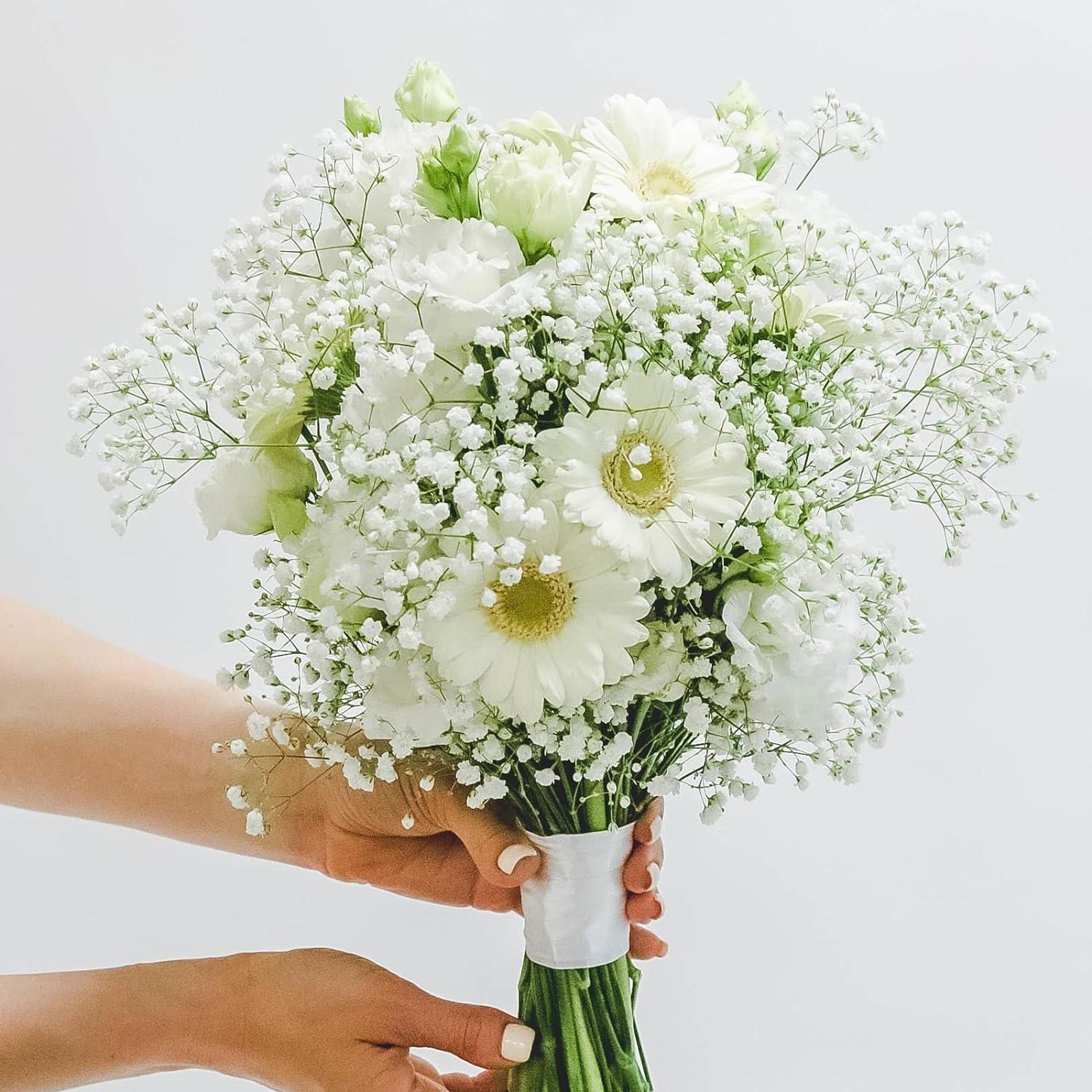 baby artificial flowers, gypsophila bride bouquet, diy home decoration, fake plant arrangement for wedding