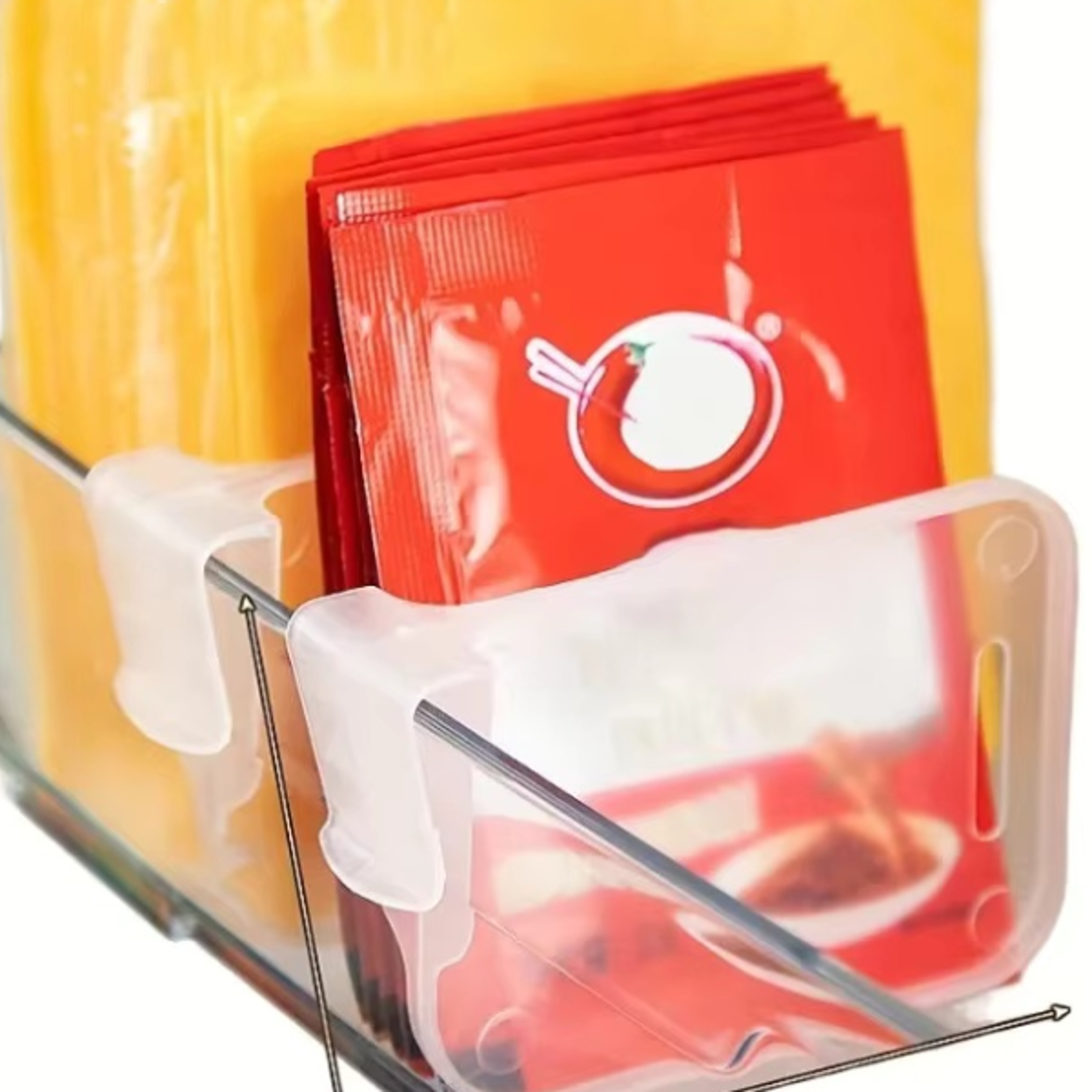 Adjustable Fridge Storage Divider Board Organizer Smart fridge organizer Solution