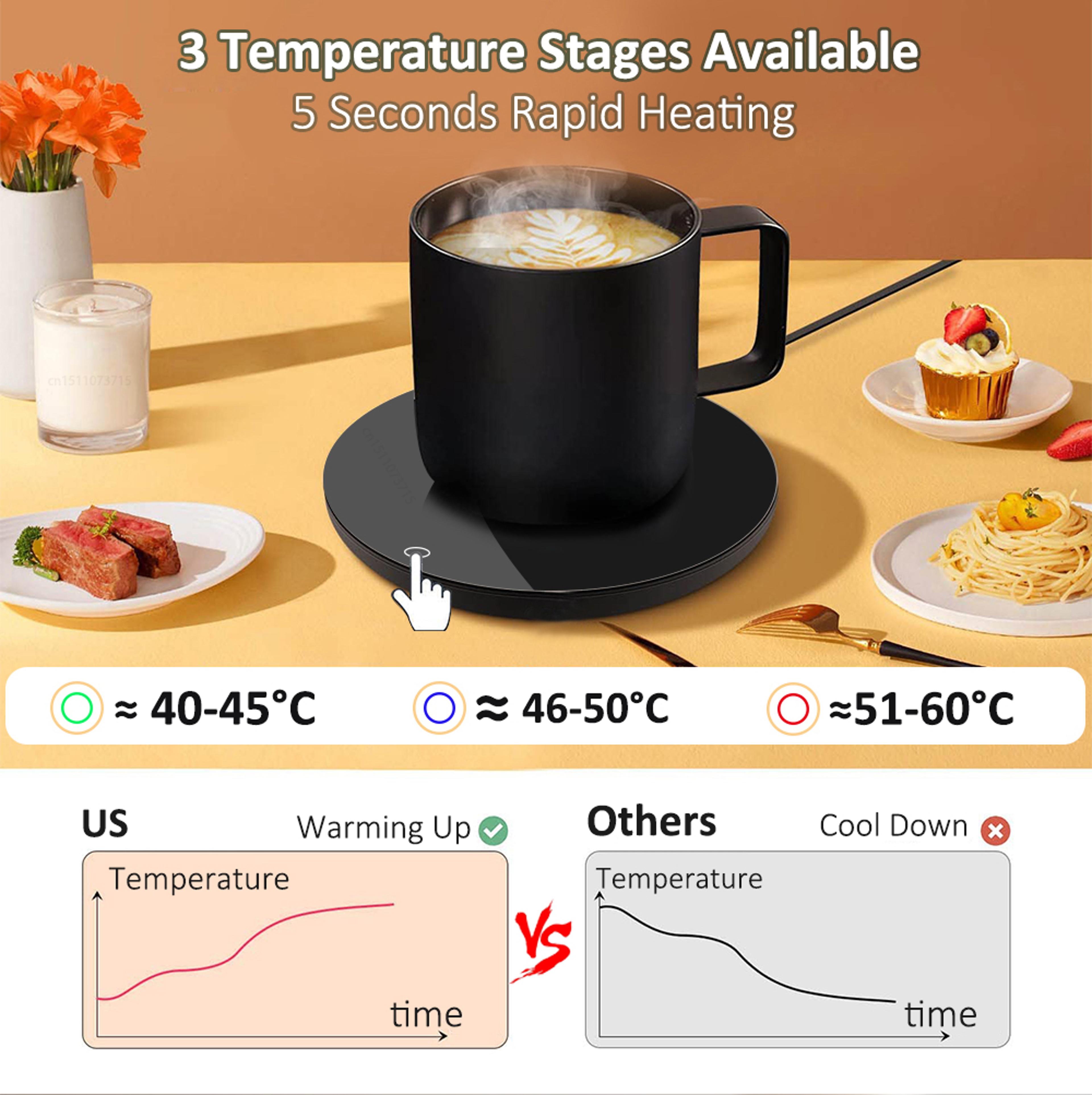 USB Coffee Mug Warmer Thermostatic Cup Heater For Desk Home  Office 2