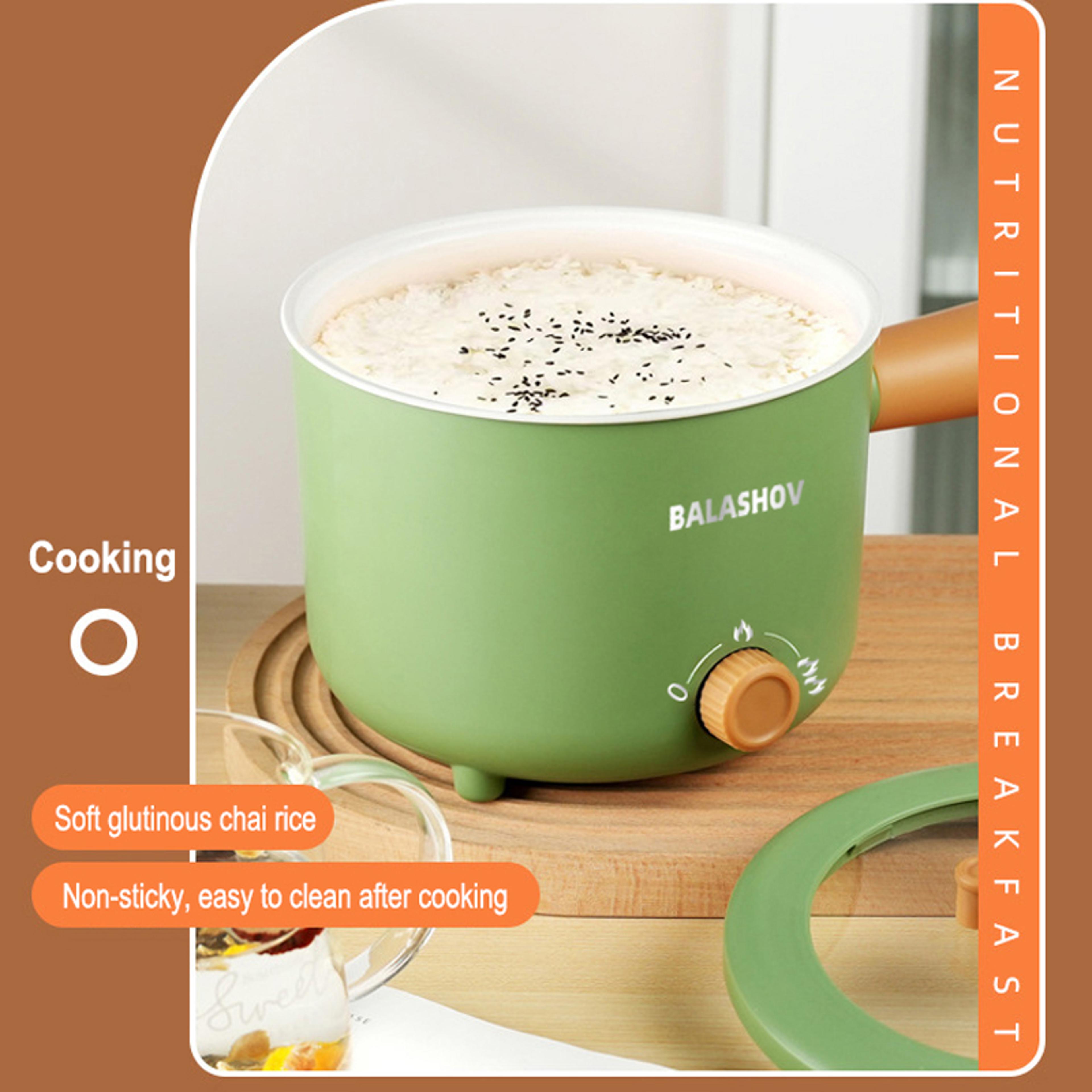 Double Layer Electric Hot Pot Cooker With Steamer Non Stick Mini Multifunction Cooking Pot 1