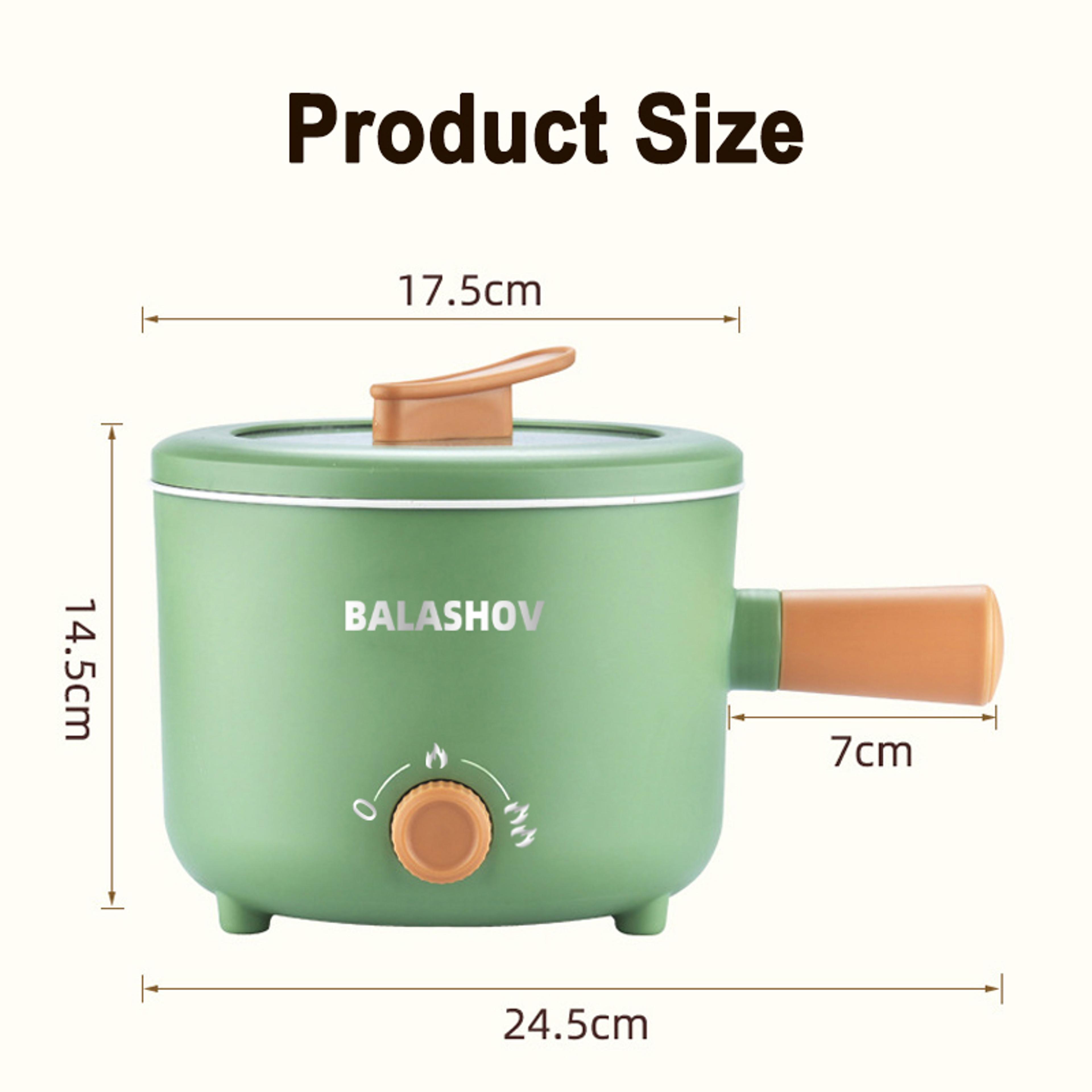 Double Layer Electric Hot Pot Cooker With Steamer Non Stick Mini Multifunction Cooking Pot 5