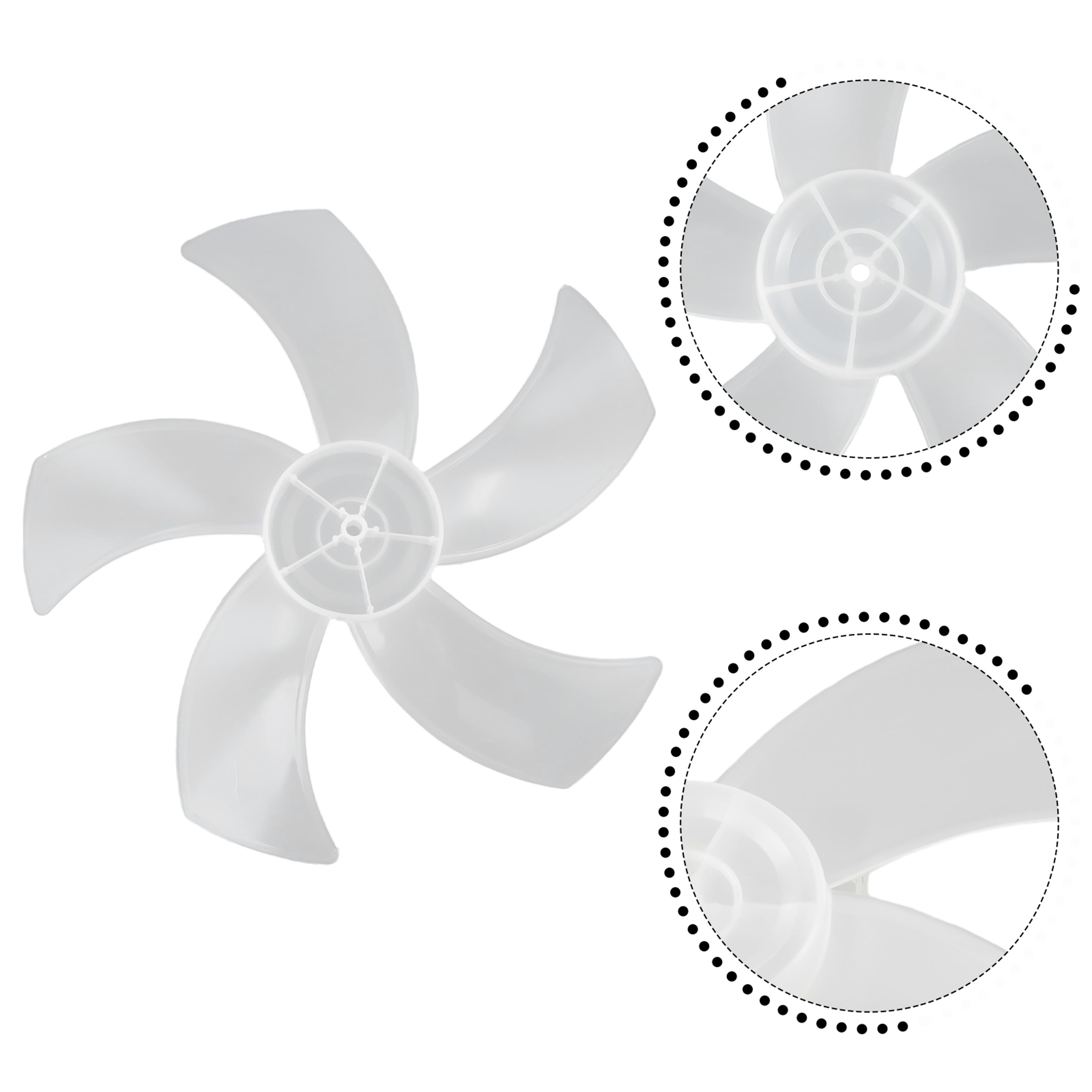 Premium Five Leaf Replacement Fan Blade For Stand  Desk Fans With Nut Cover 4