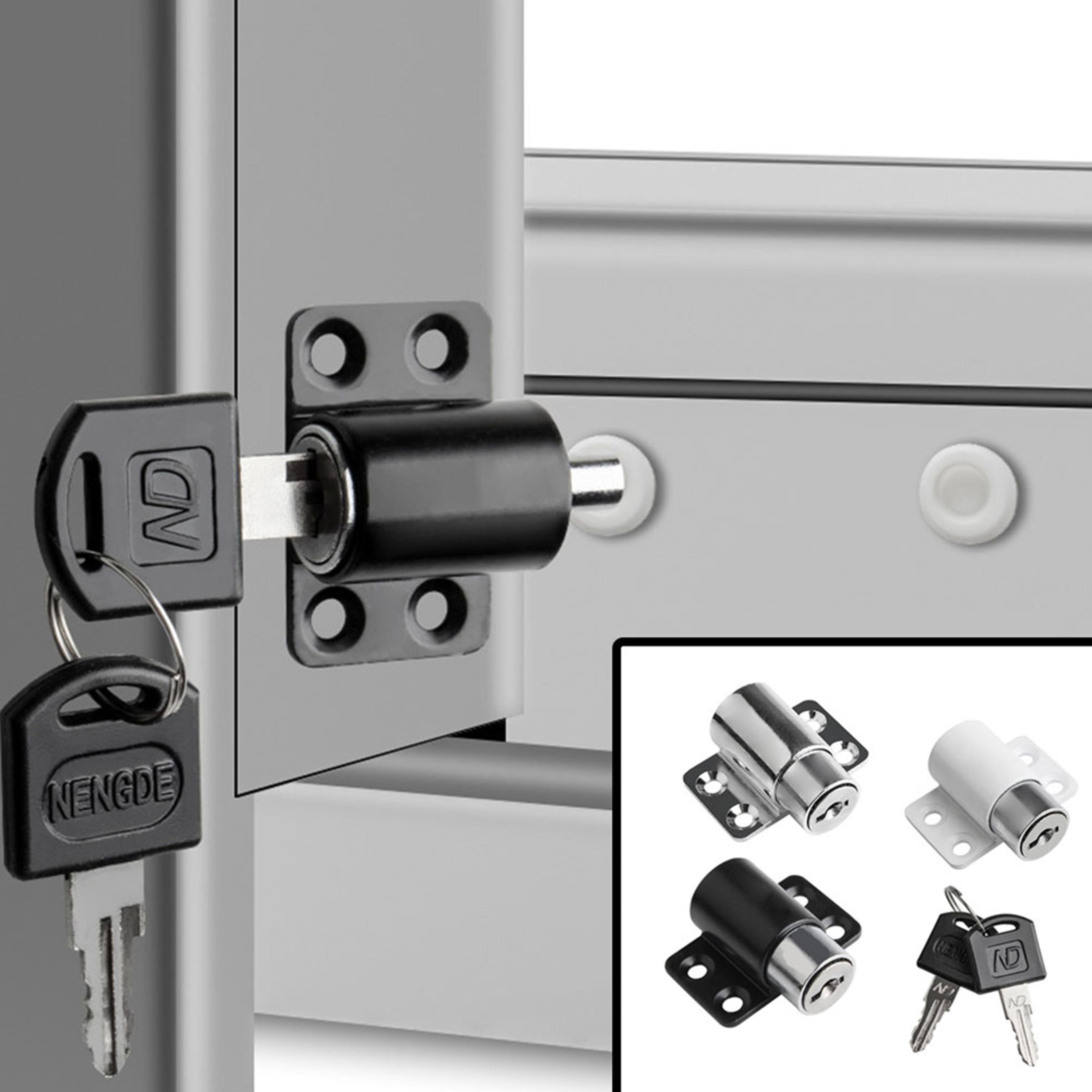 Child Safe Sliding Window  Door Security Lock With Keyed Anti Theft Protection 0