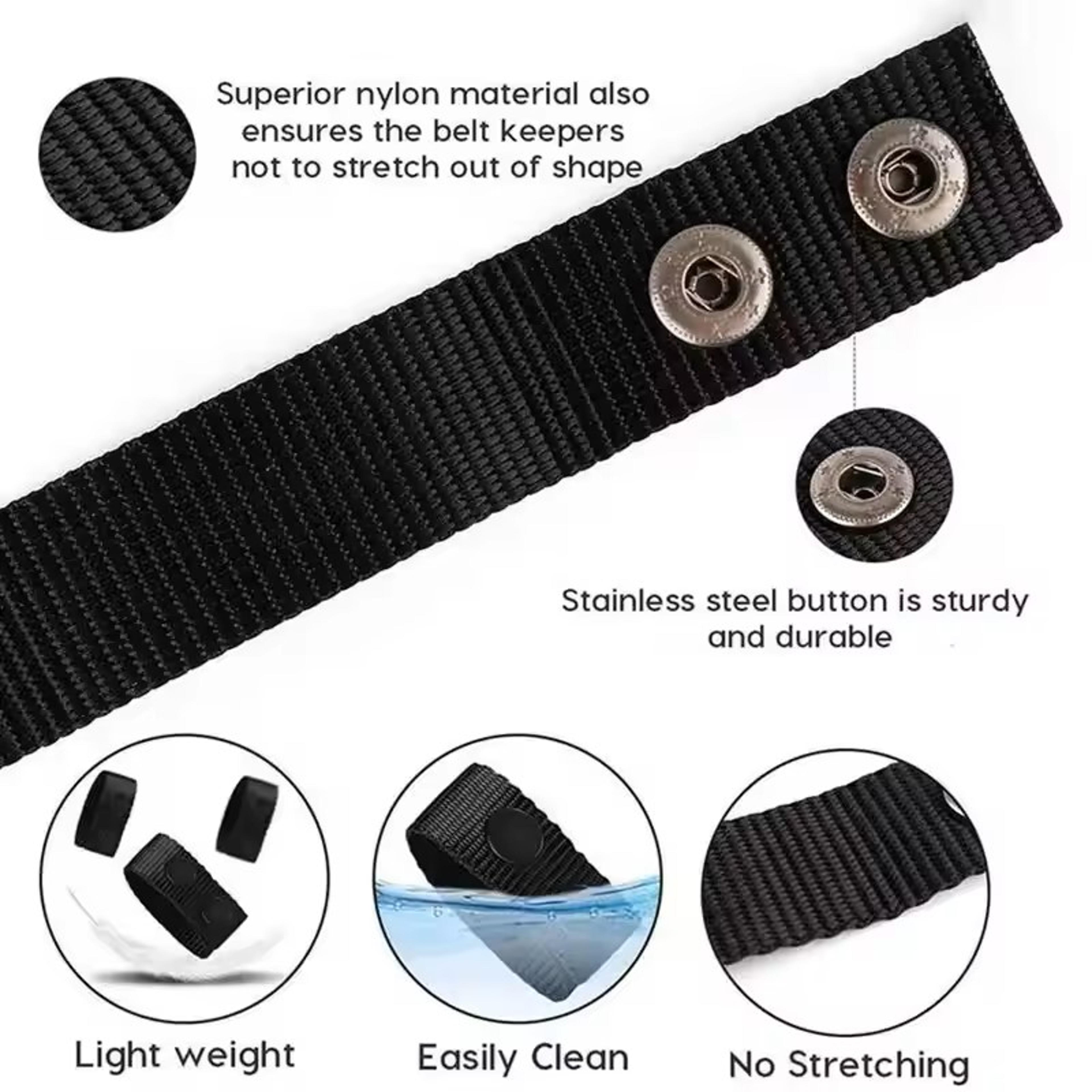 Tactical Belt Keeper Clips Heavy Duty Nylon Belt Buckles For Outdoor Gear Organization 4