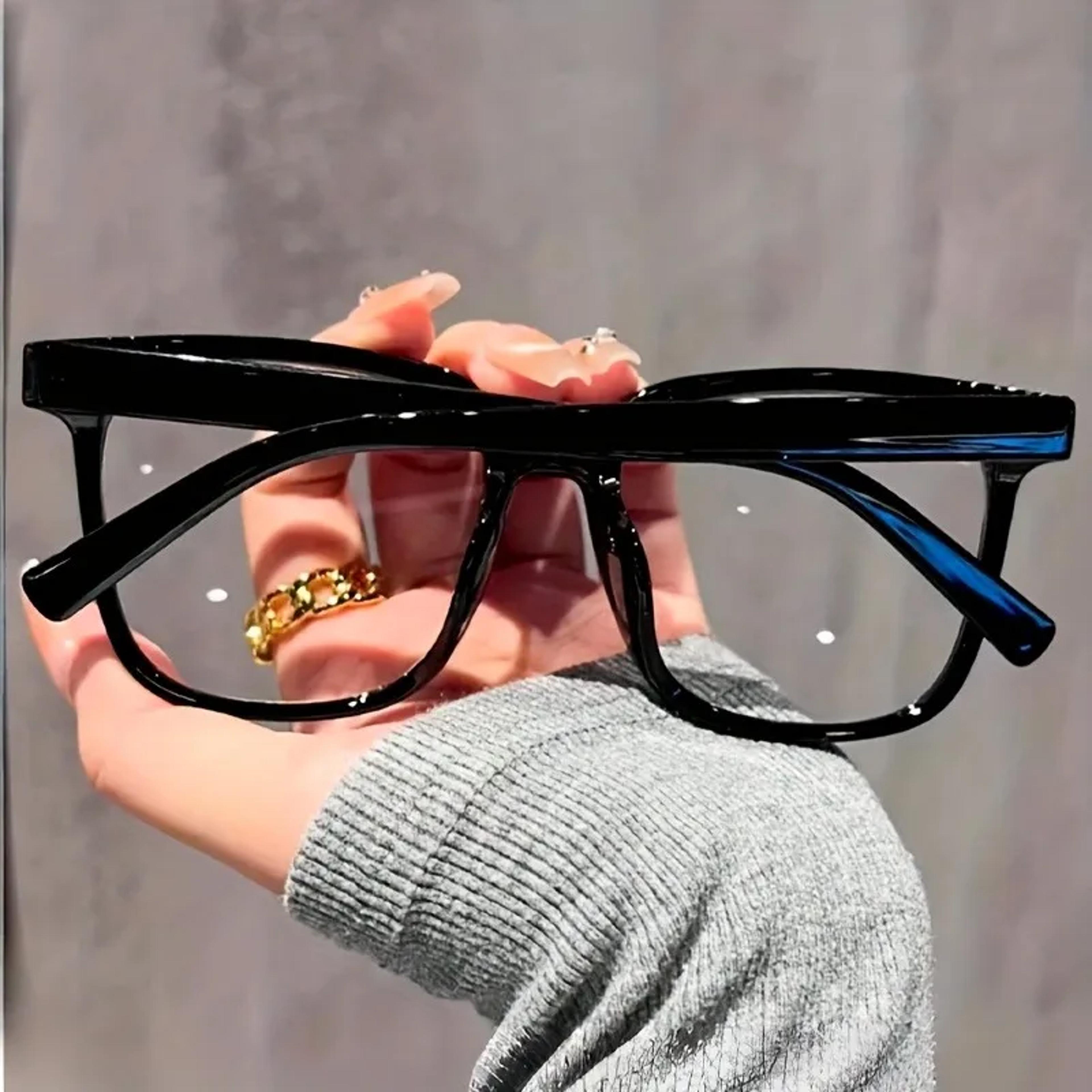 Unisex Blue Light Blocking Glasses Set With Stylish Square Frames For Screen Protection 2