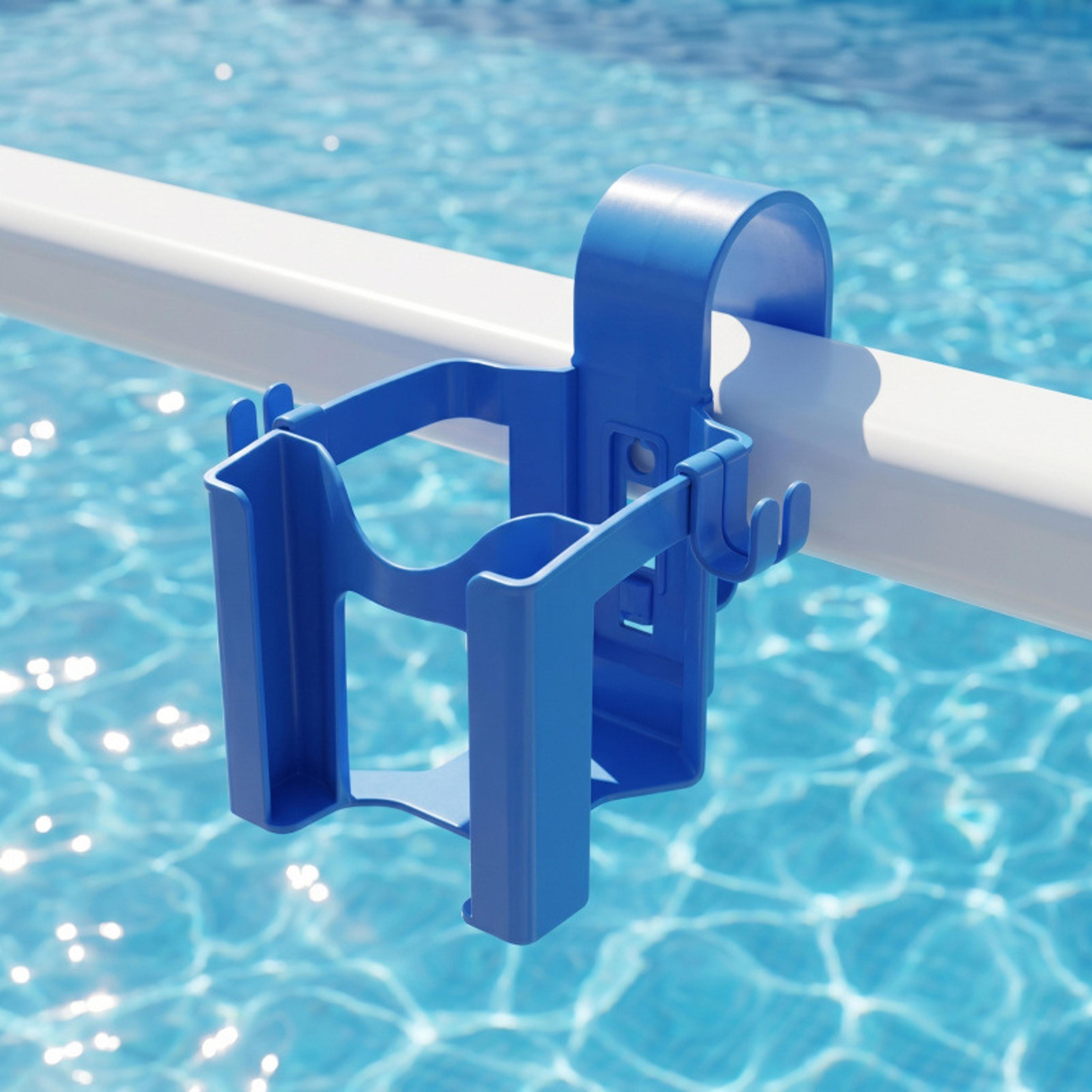Poolside Drink Holder  Phone Organizer For Above Ground Pools 4