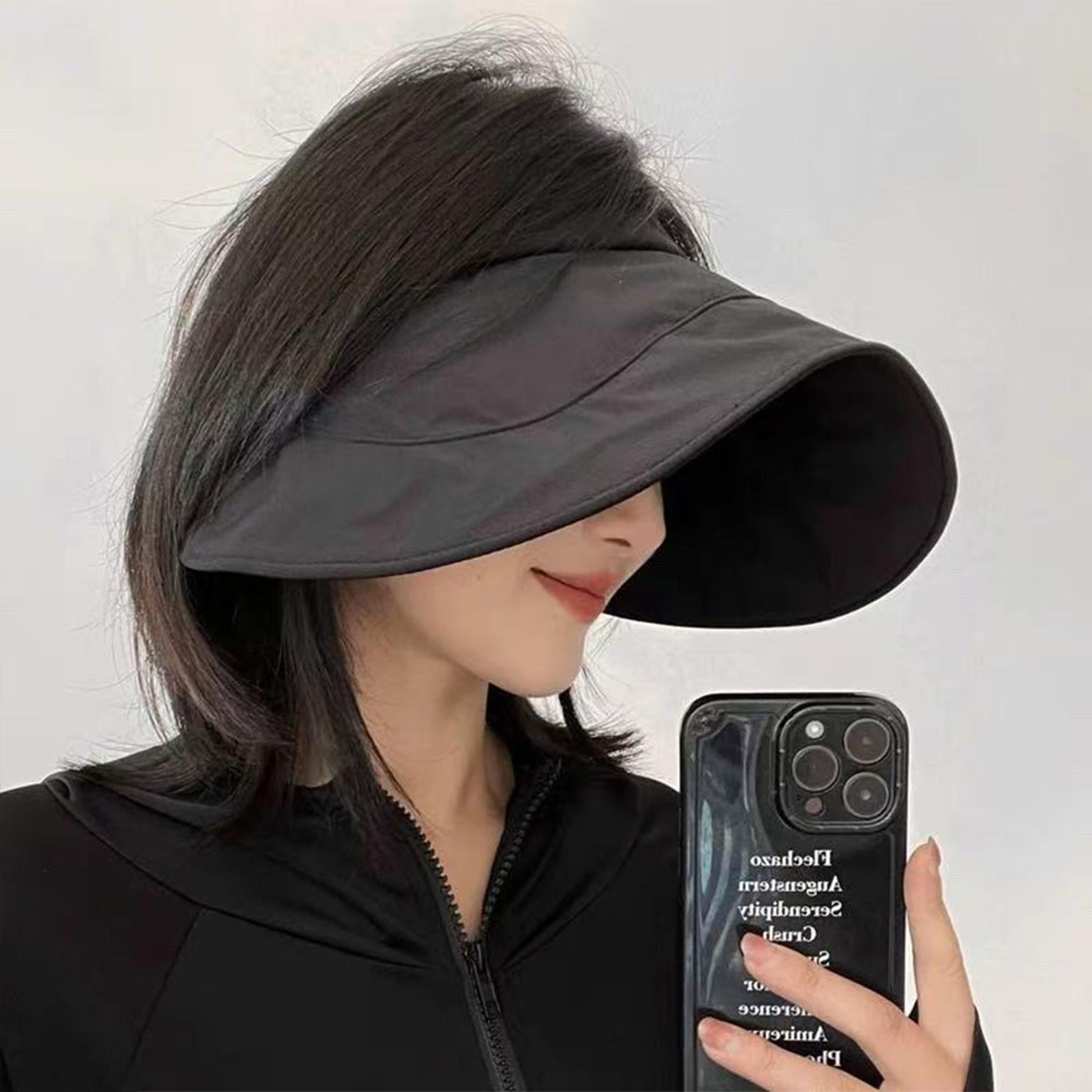 Wide Brim UV Protection Sun Visor Hat Foldable Breathable Beach Sun Hat 2