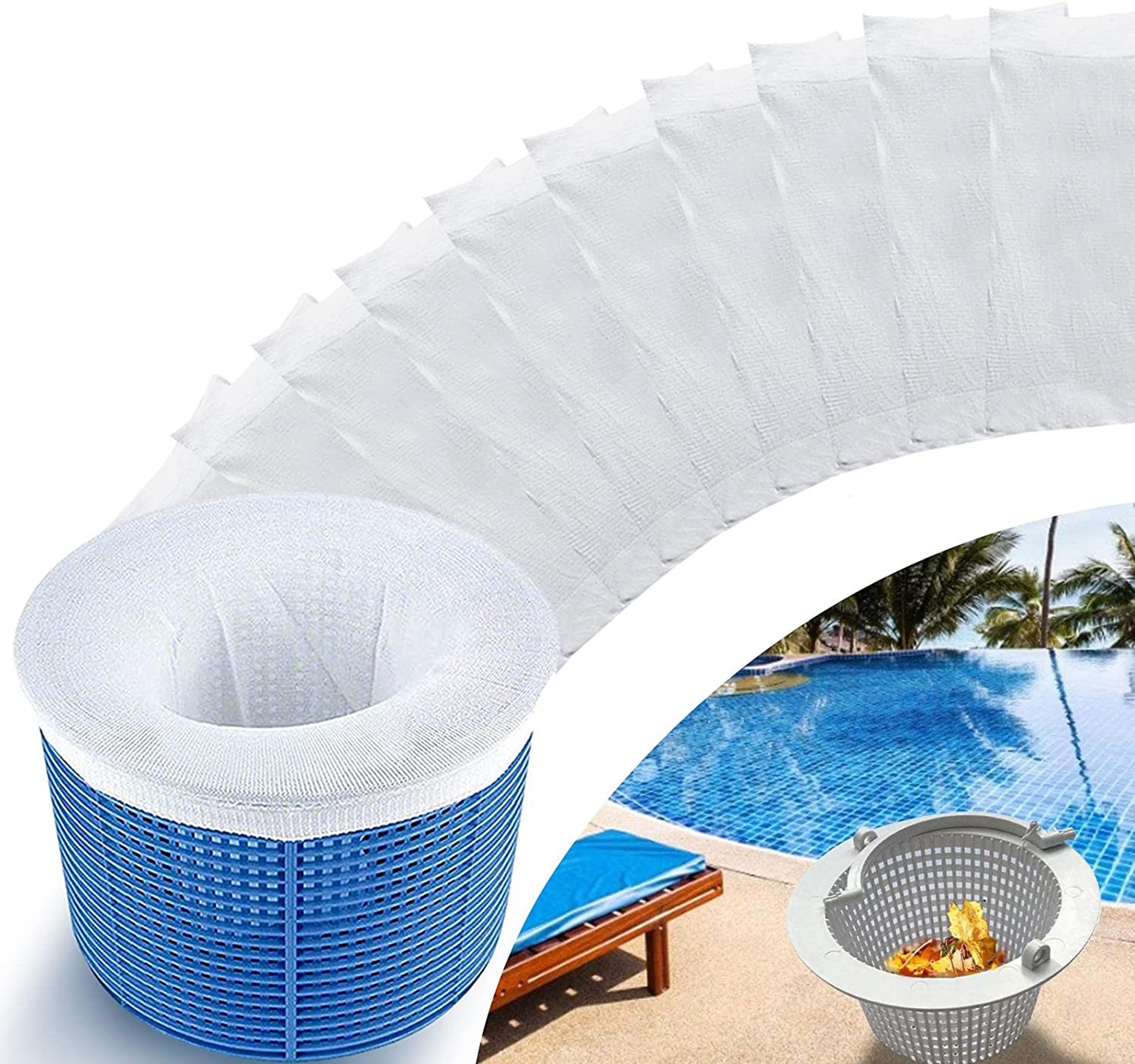Pool Skimmer Filter Socks For Cleaner Water  Longer Filter Life 4