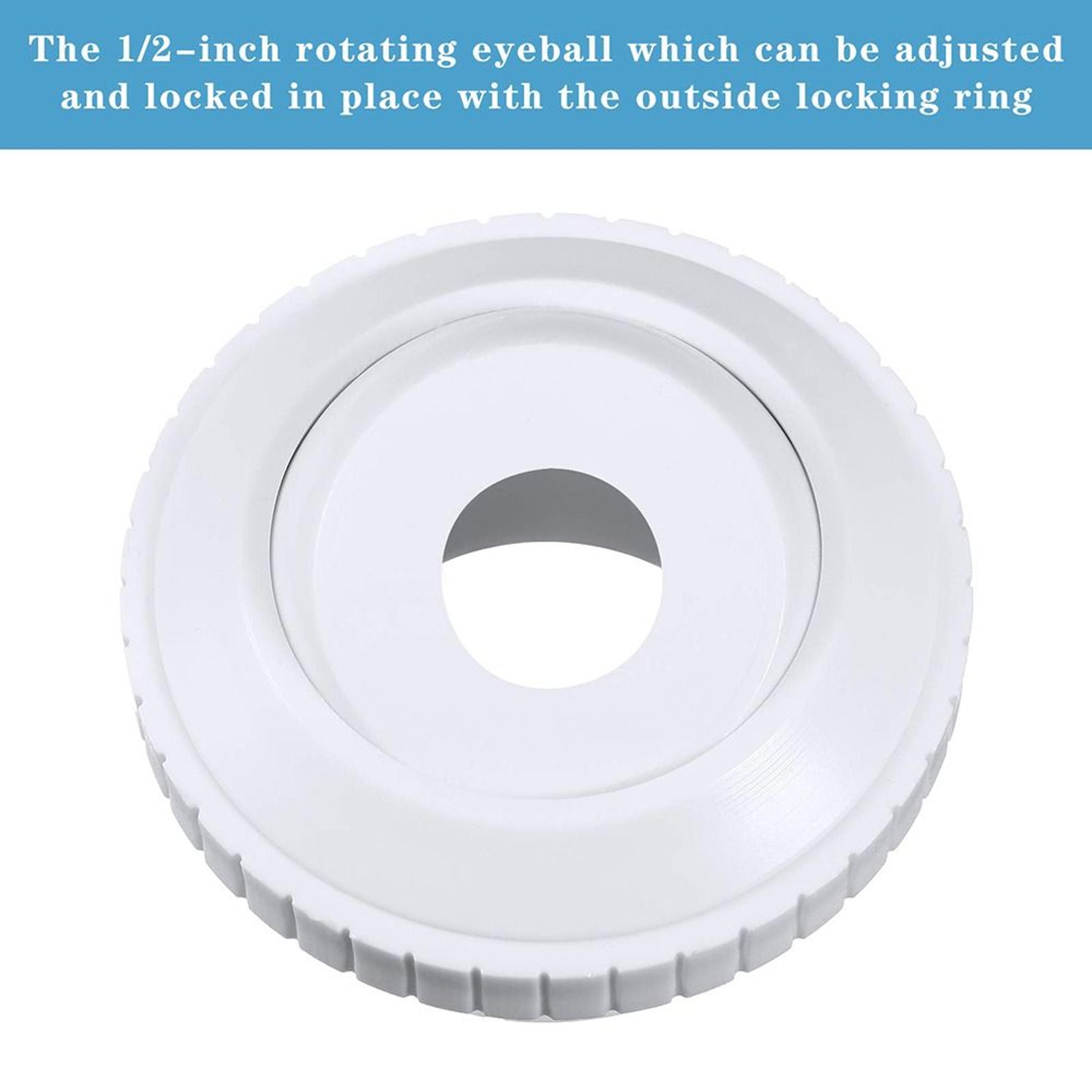 Adjustable Pool Return Jet Nozzle Swimming Pool Inlet Fitting ABS Water Flow Direction 2