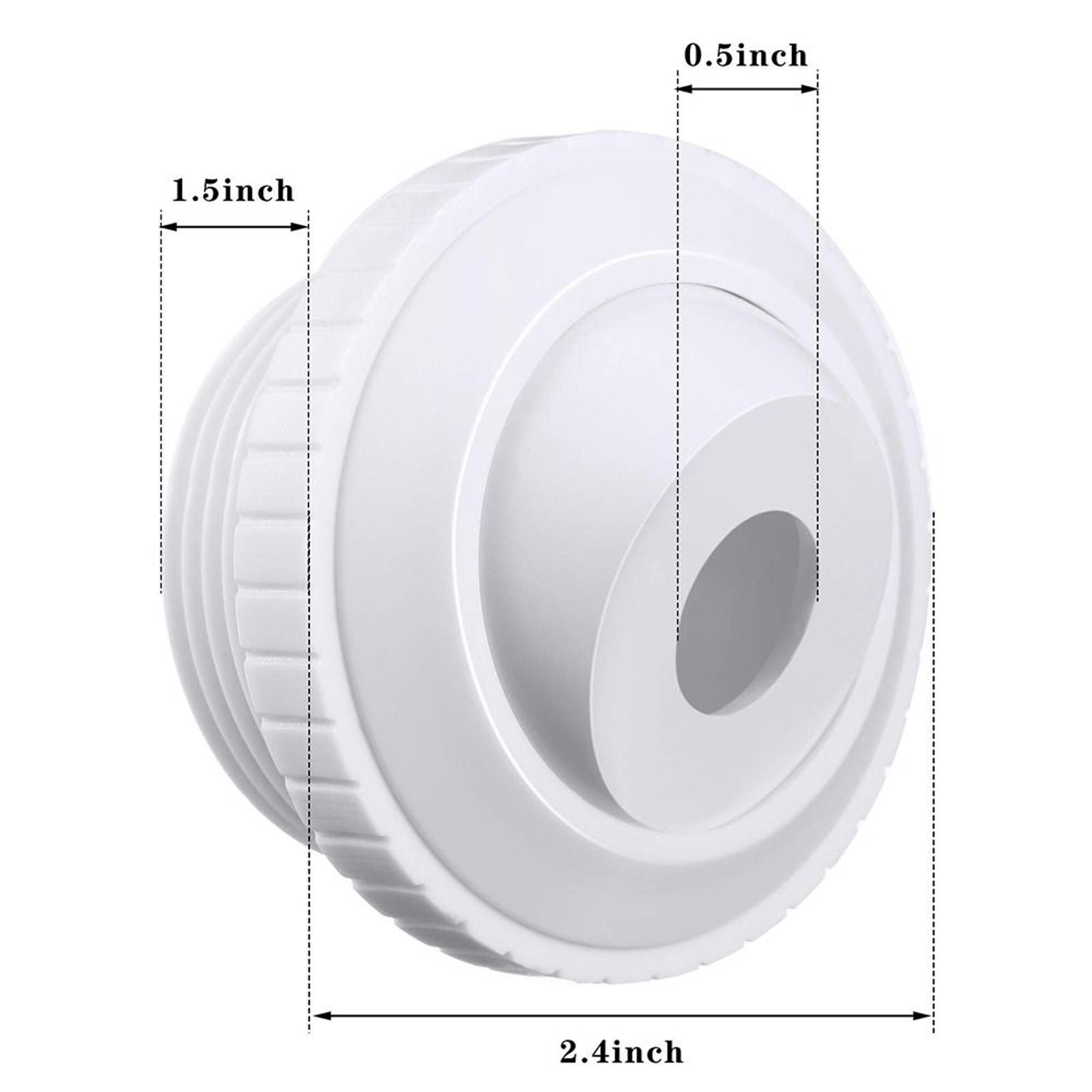 Adjustable Pool Return Jet Nozzle Swimming Pool Inlet Fitting ABS Water Flow Direction 5