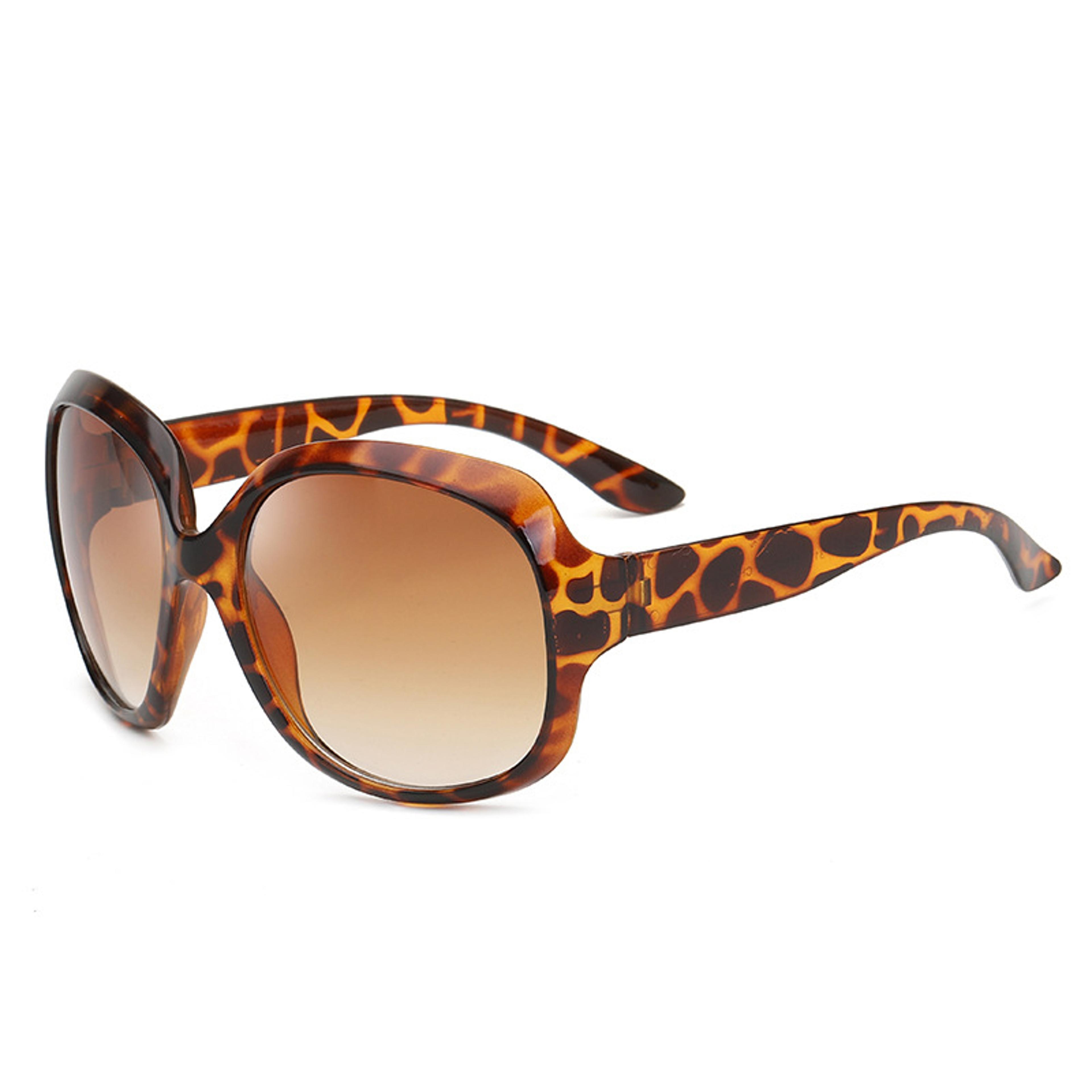 Oval Designer Sunglasses For Women Vintage Black Shades 7