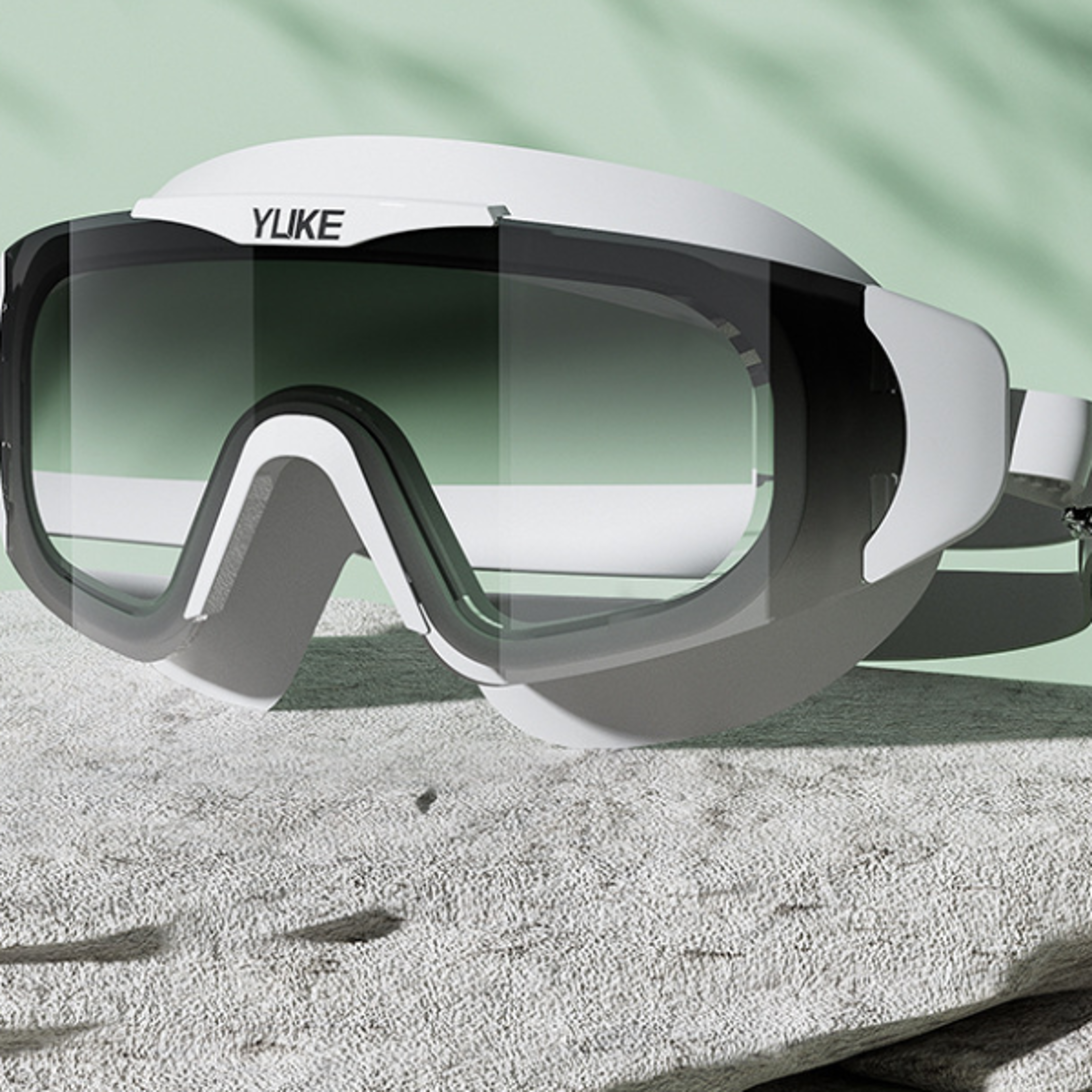 Professional Anti Fog Swimming Goggles Waterproof Diving Glasses Large Frame Comfort Fit