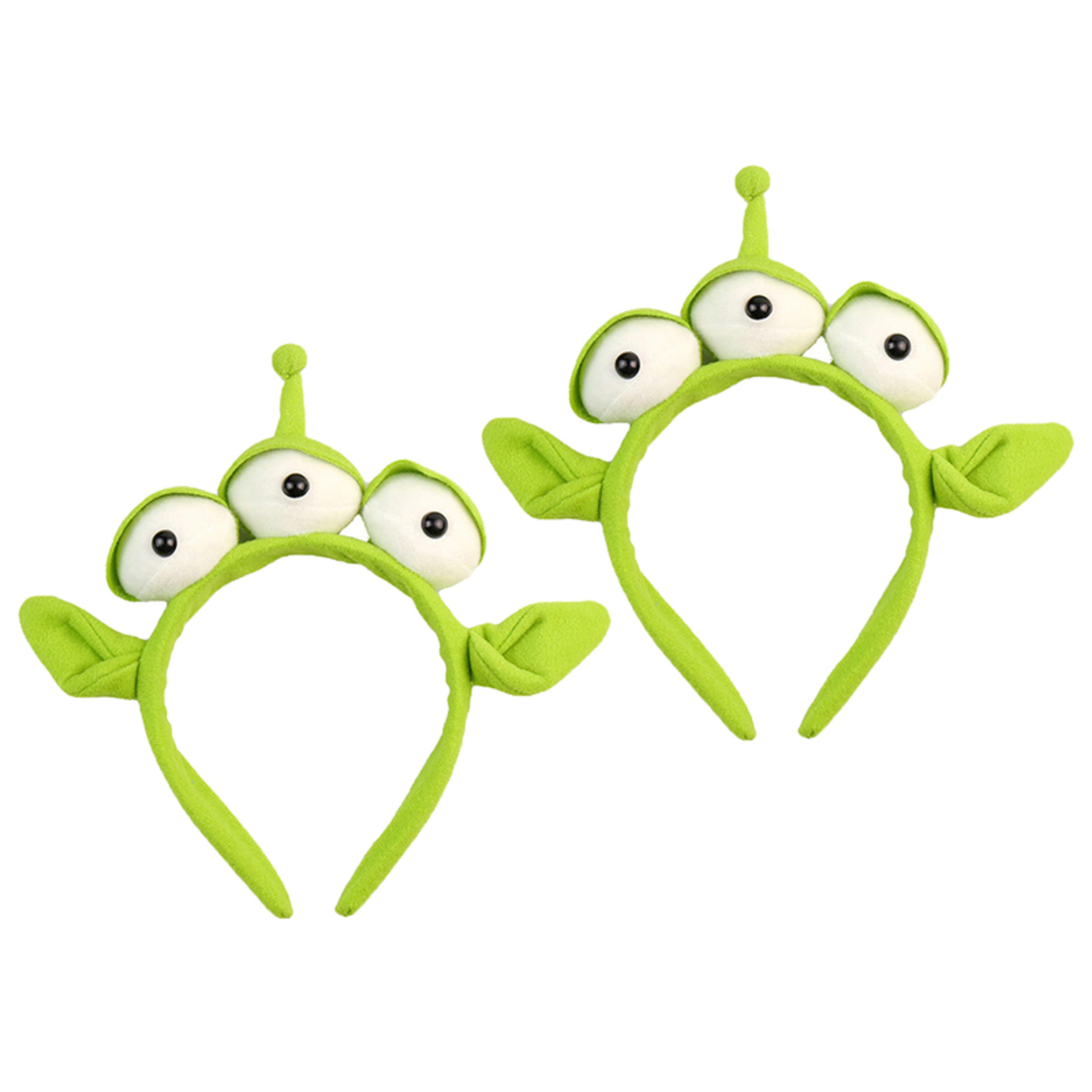 Three Eyed Alien Plush Headband Costume Accessory For Halloween Parties Cosplay  Kids DressUp 7