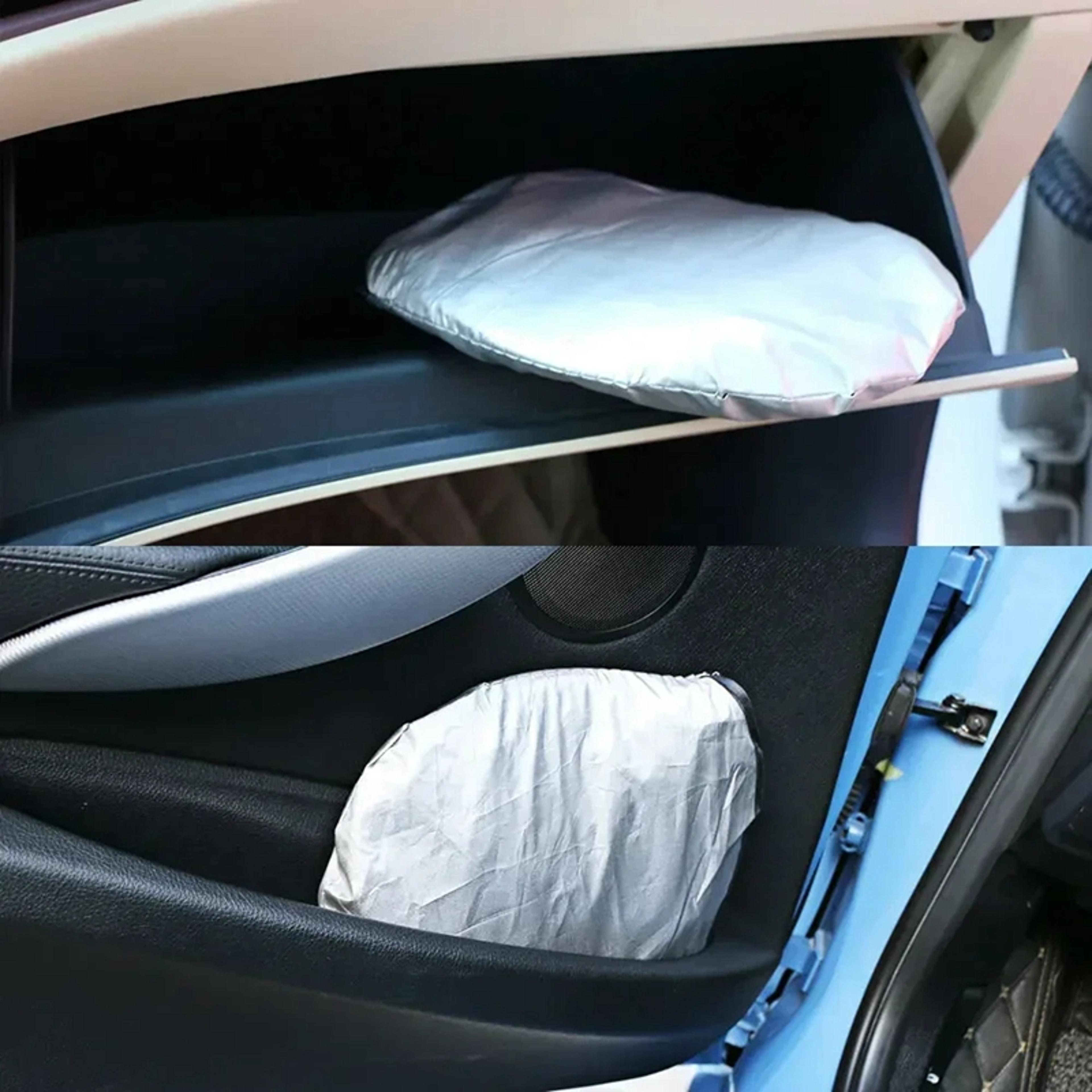 Solar Shield Foldable Car Windshield Sun Shade UV Protection Parasol For Cooler Car Interiors 4