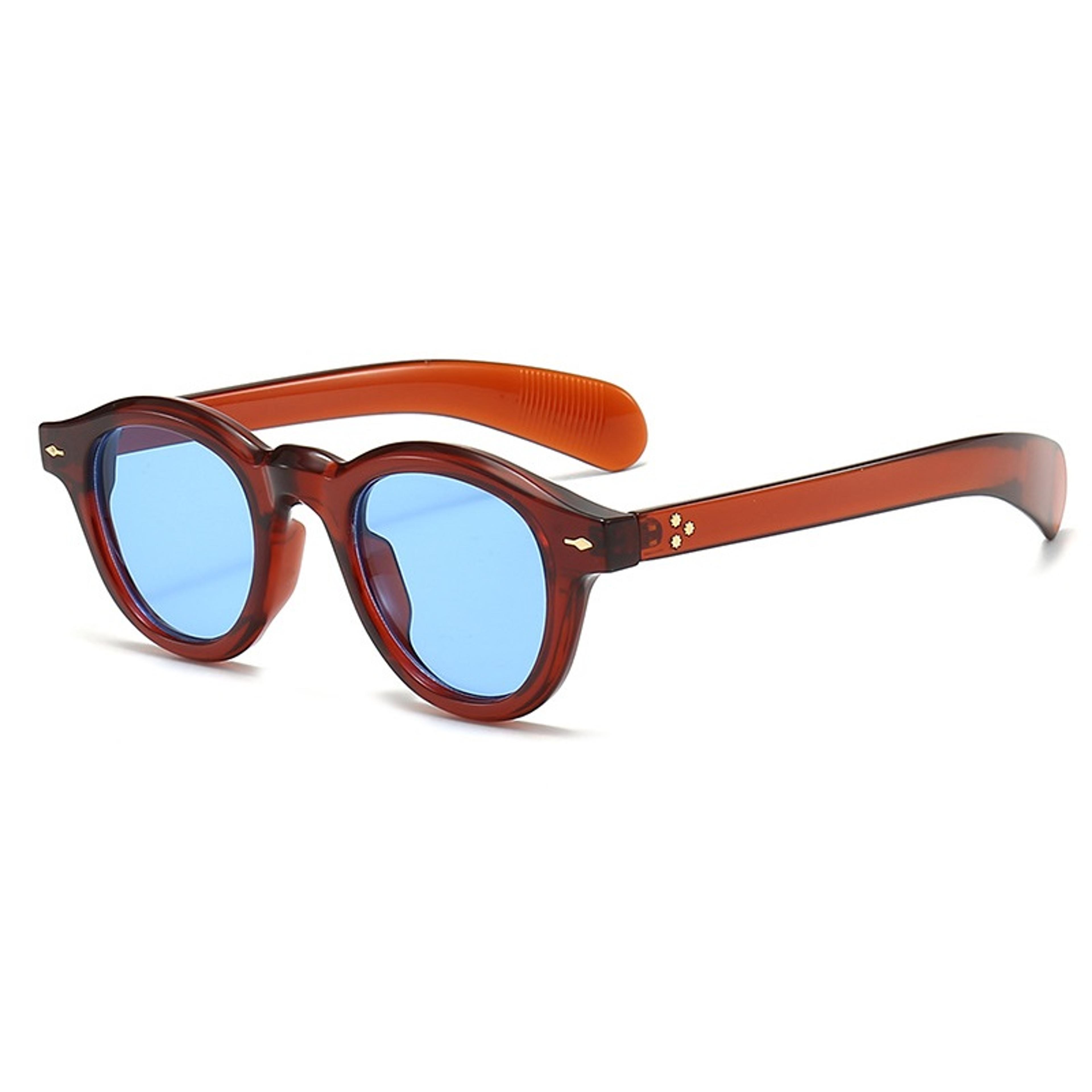 Retro Round Uv Sunglasses For Women  Men Vintage Punk Small Round Shades 2