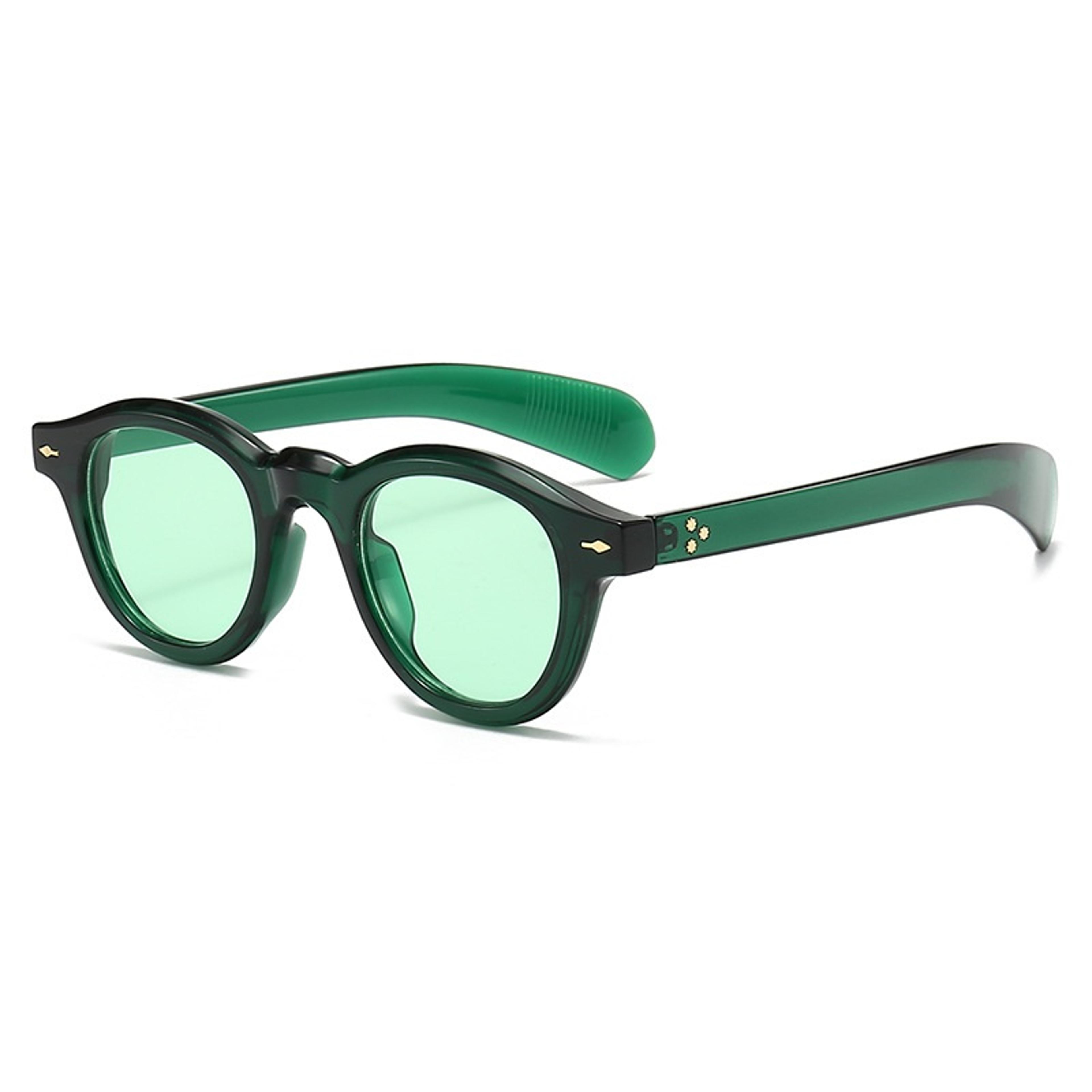 Retro Round Uv Sunglasses For Women  Men Vintage Punk Small Round Shades 6